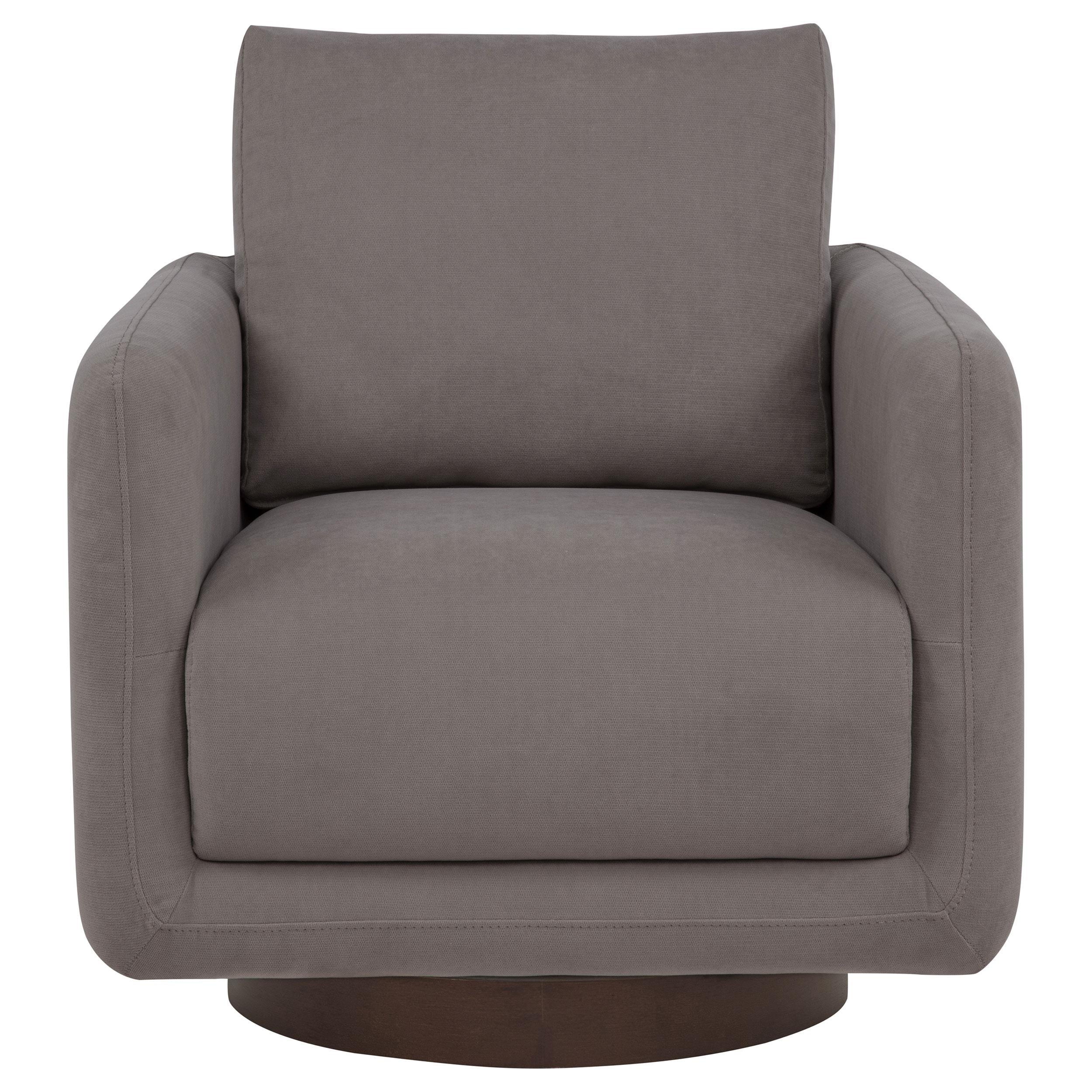  Coaster Furniture Iris 903258 Fabric Upholstered Swivel Accent Chair - Stone IMAGE 12