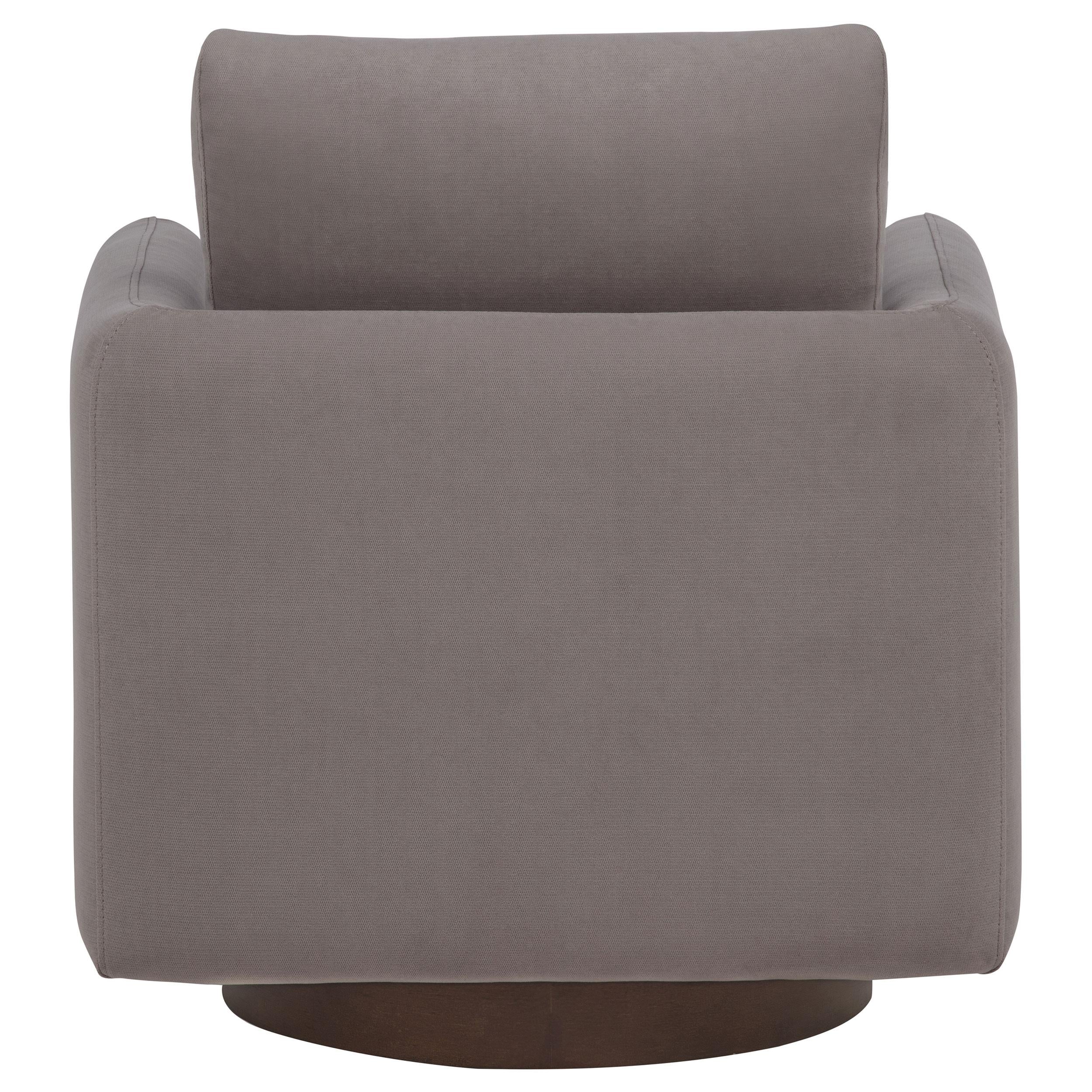  Coaster Furniture Iris 903258 Fabric Upholstered Swivel Accent Chair - Stone IMAGE 7