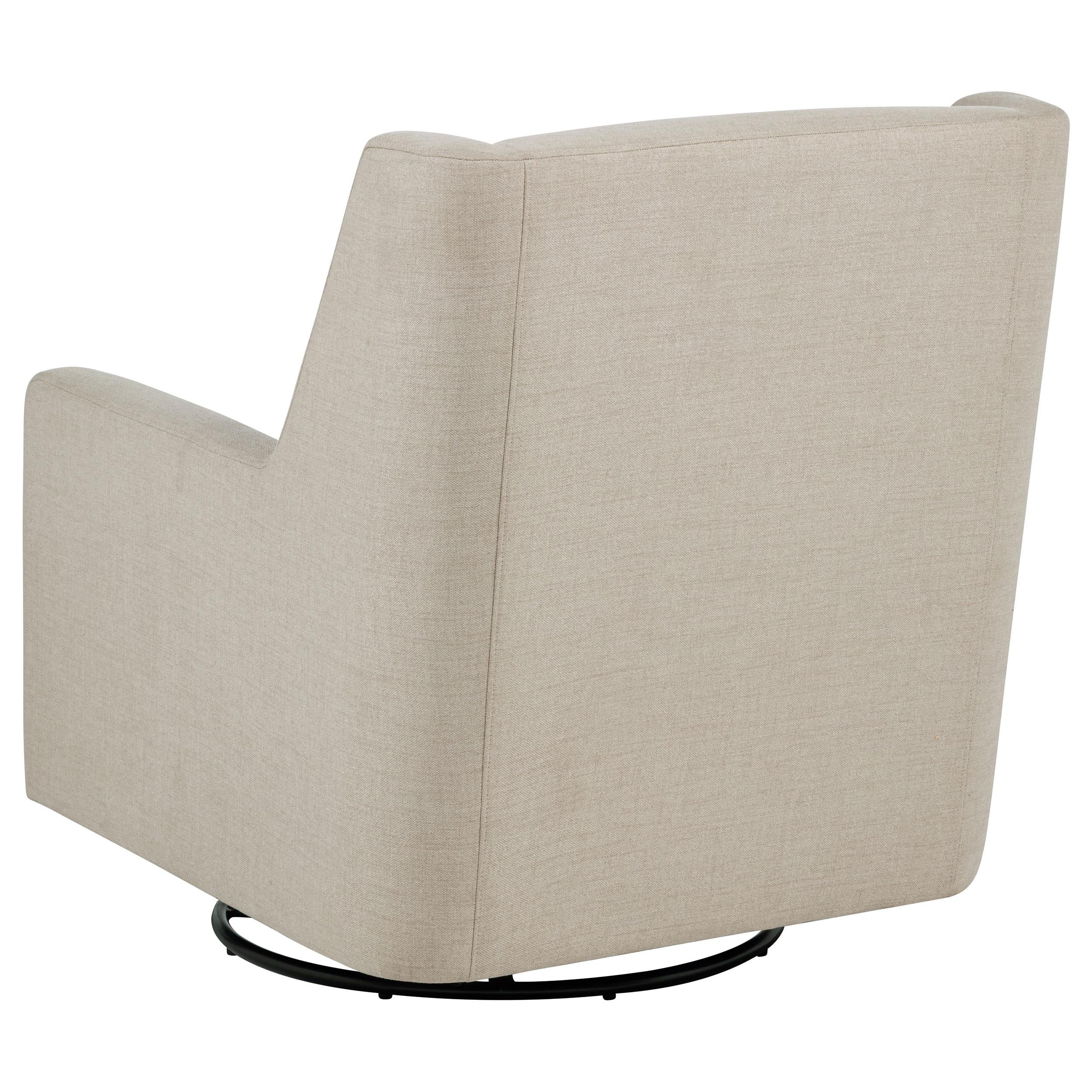  Coaster Furniture Sorrel 903930 Fabric Upholstered Swivel Glider Arm Chair - Latte IMAGE 11
