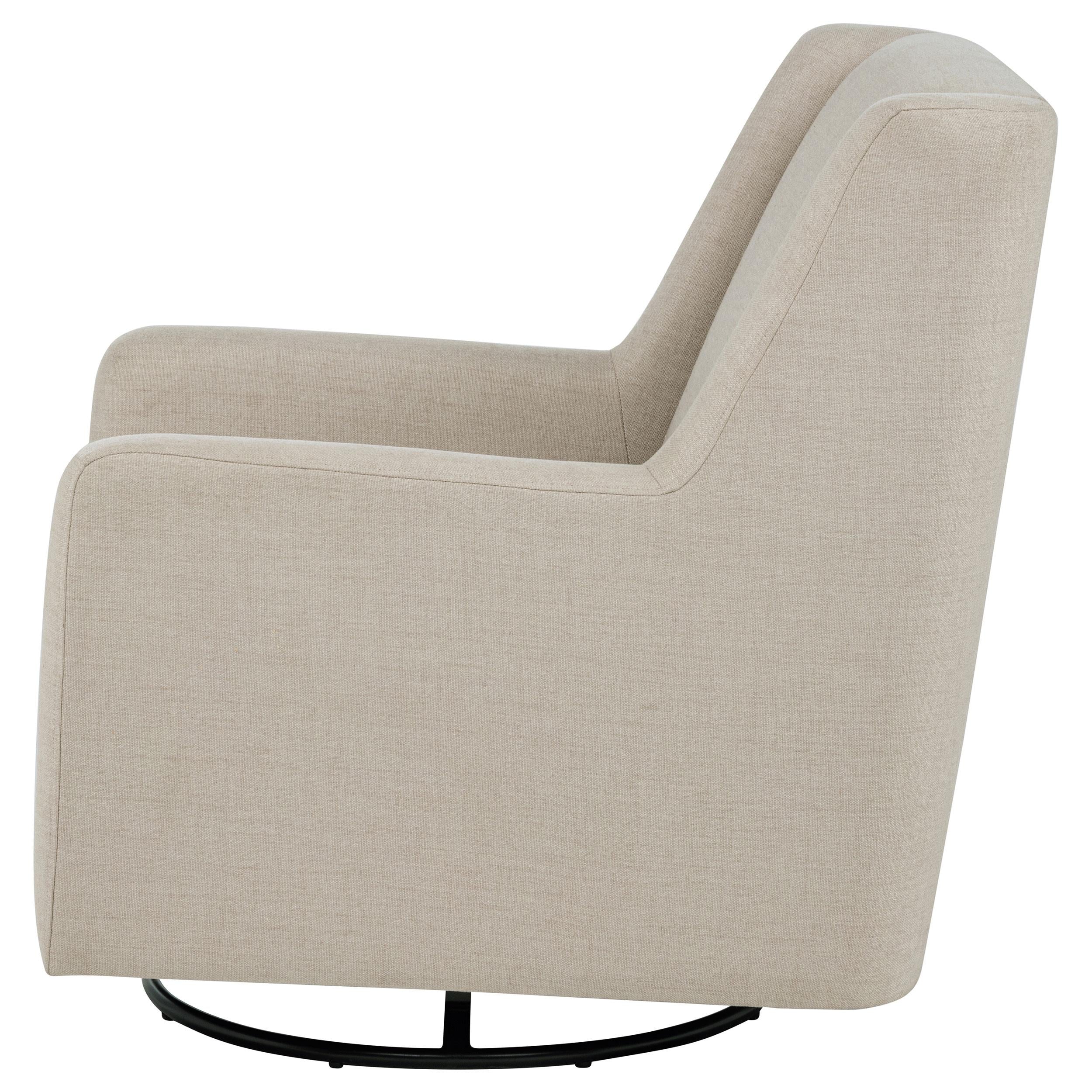  Coaster Furniture Sorrel 903930 Fabric Upholstered Swivel Glider Arm Chair - Latte IMAGE 8