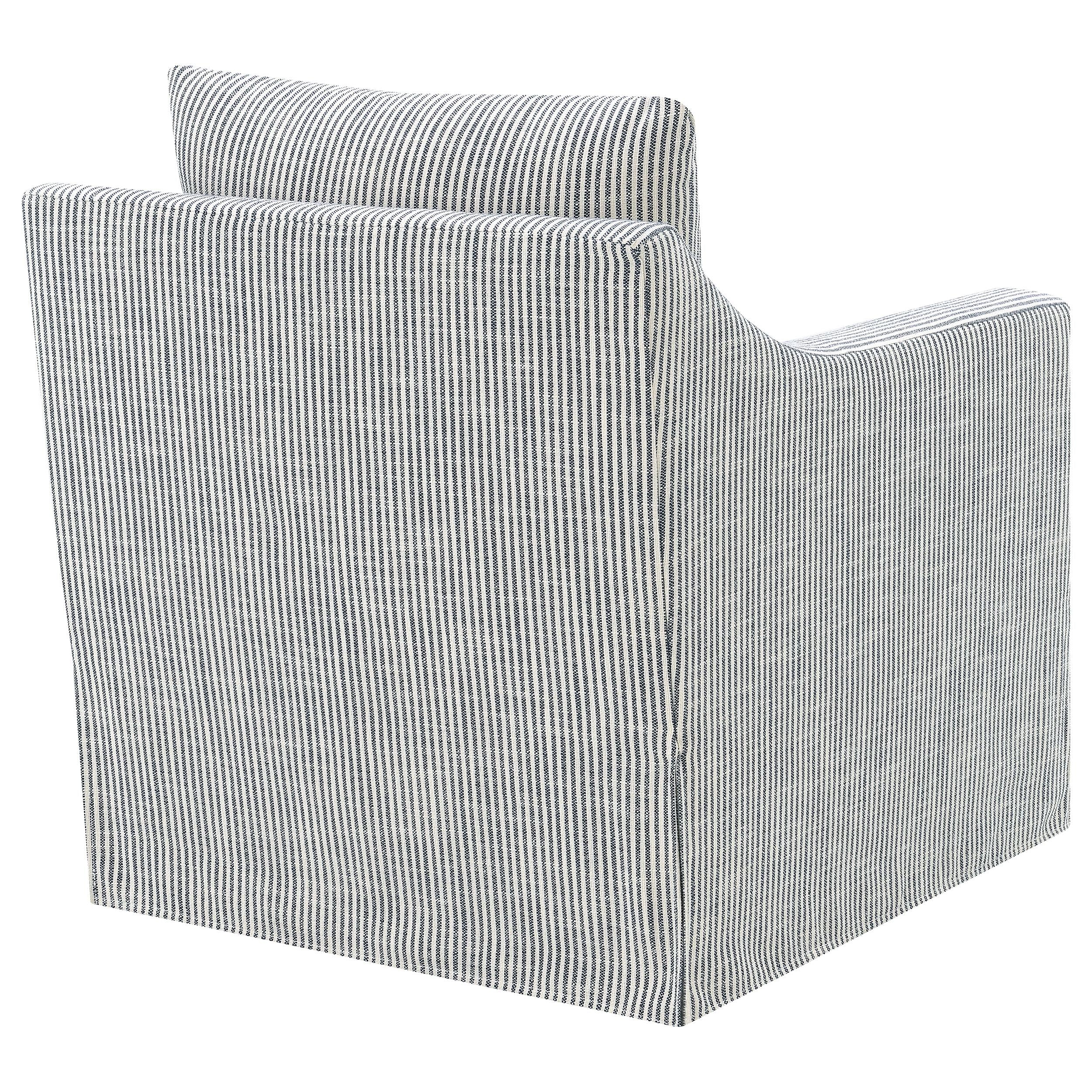  Coaster Furniture Winter 904137 Upholstered Sloped Arm Accent Swivel Chair - Grey IMAGE 8