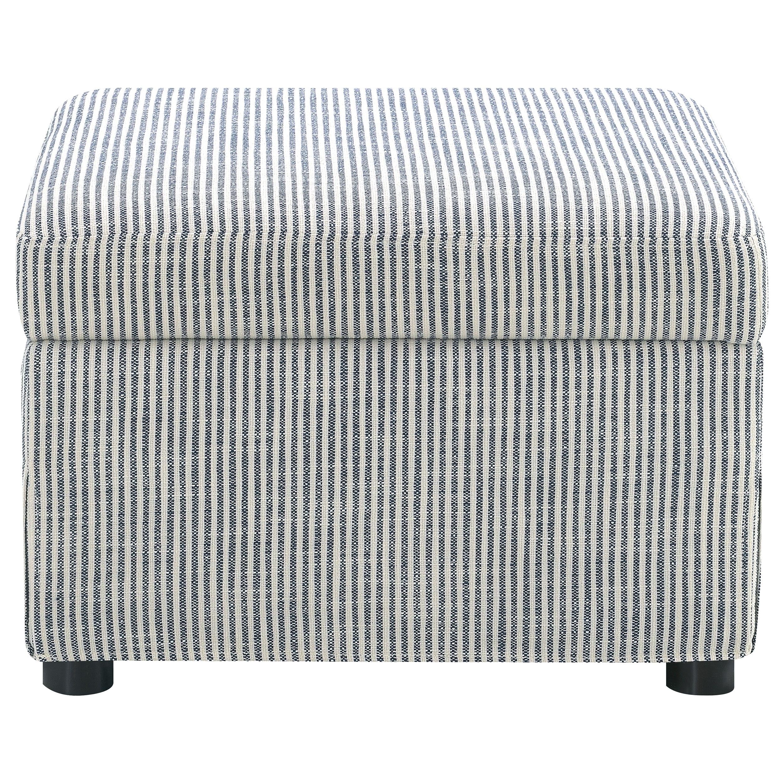  Coaster Furniture Winter 904138 Upholstered Hydraulic Lift Top Storage Ottoman - Grey IMAGE 1