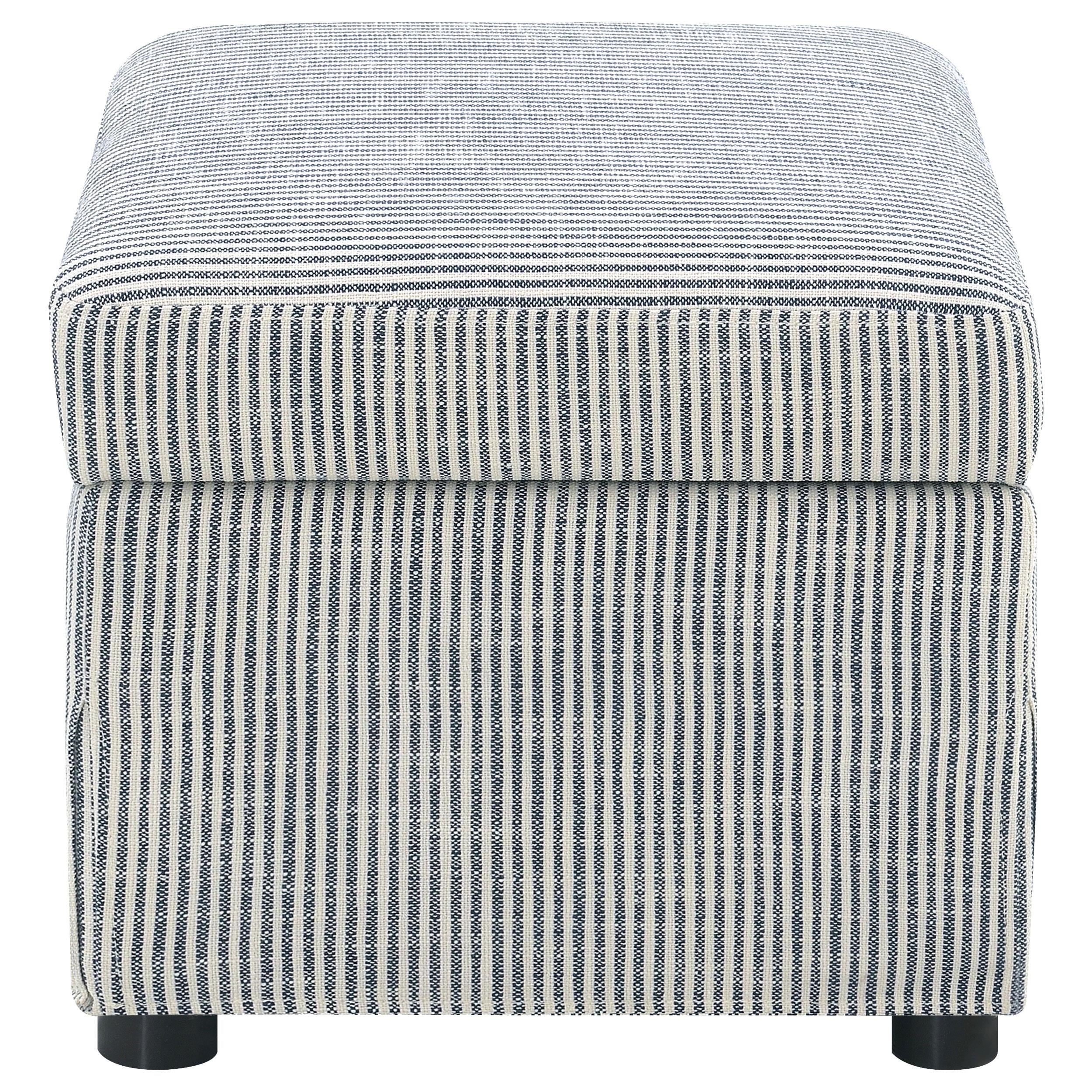  Coaster Furniture Winter 904138 Upholstered Hydraulic Lift Top Storage Ottoman - Grey IMAGE 6