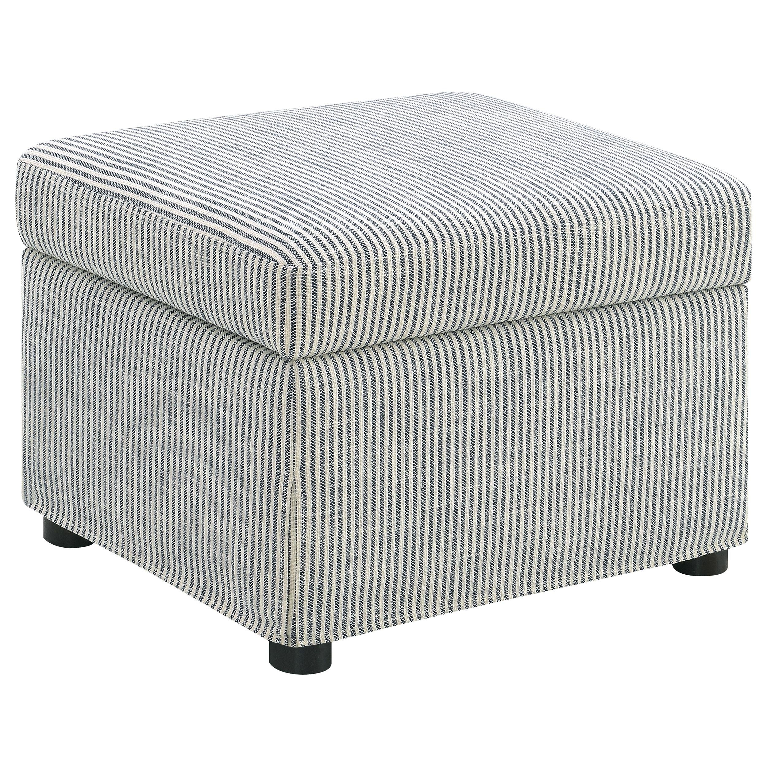  Coaster Furniture Winter 904138 Upholstered Hydraulic Lift Top Storage Ottoman - Grey IMAGE 7