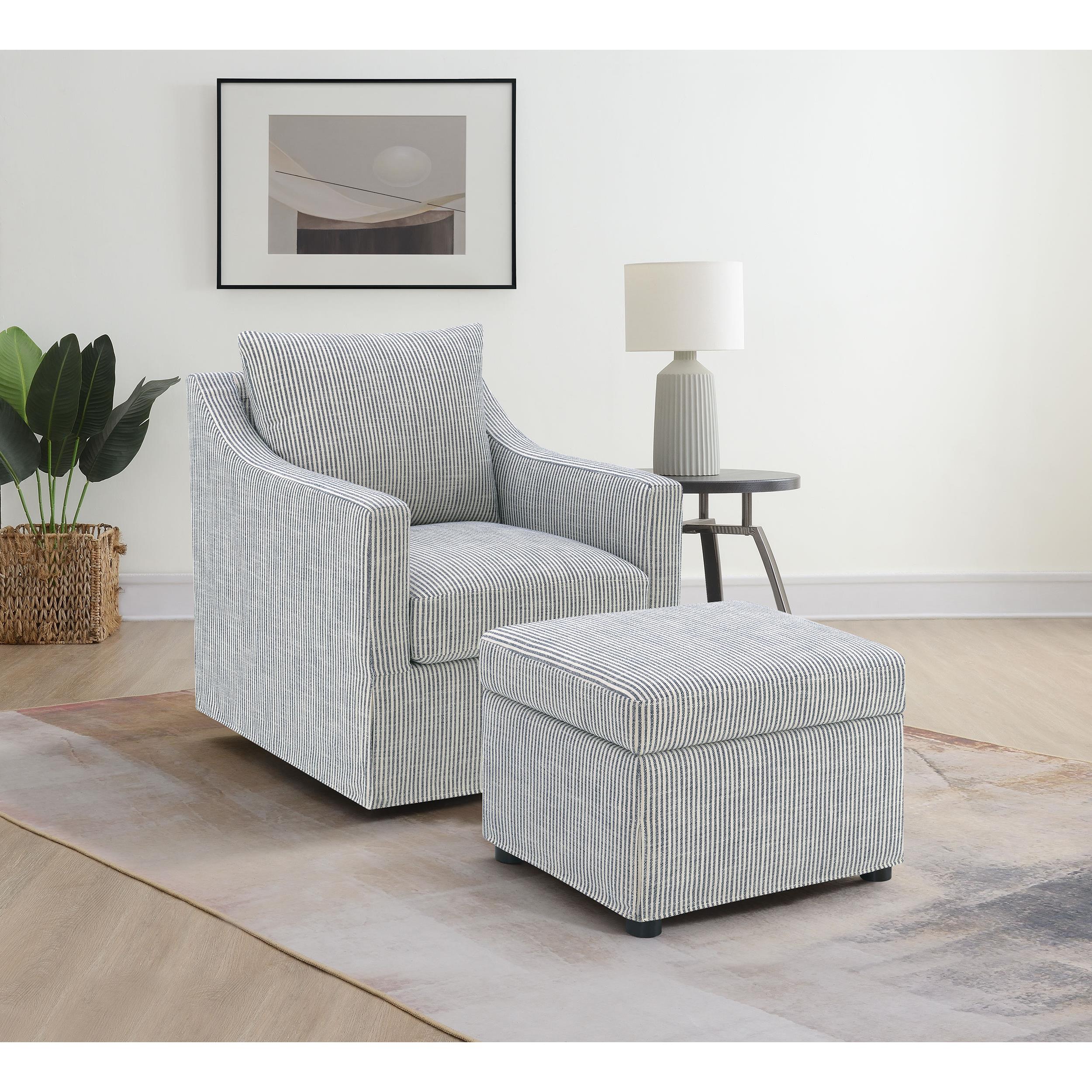  Coaster Furniture Winter 904138 Upholstered Hydraulic Lift Top Storage Ottoman - Grey IMAGE 8