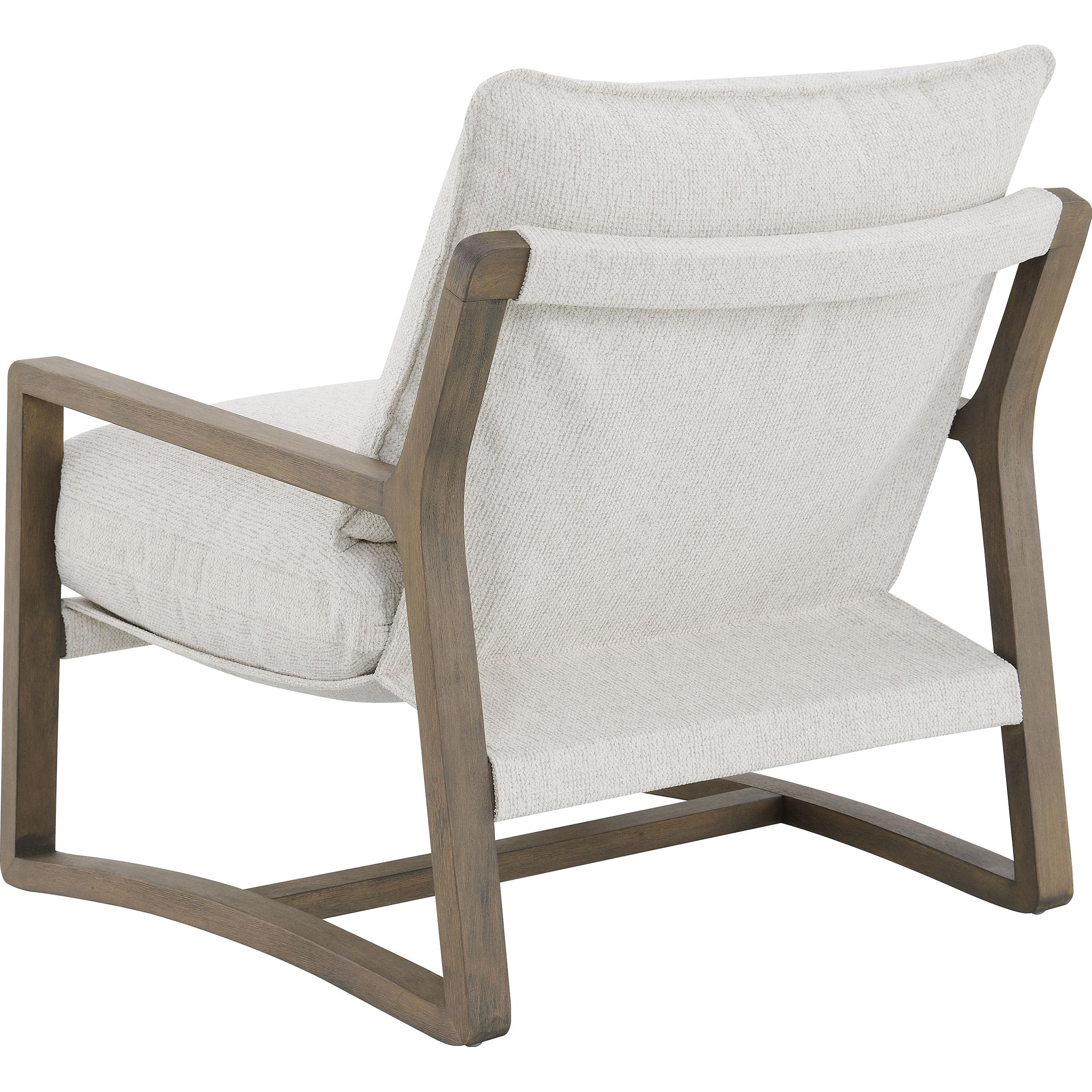  Coaster Furniture Geneva 907509 Boucle Upholstered Wood Arm Accent Chair - Sand IMAGE 5