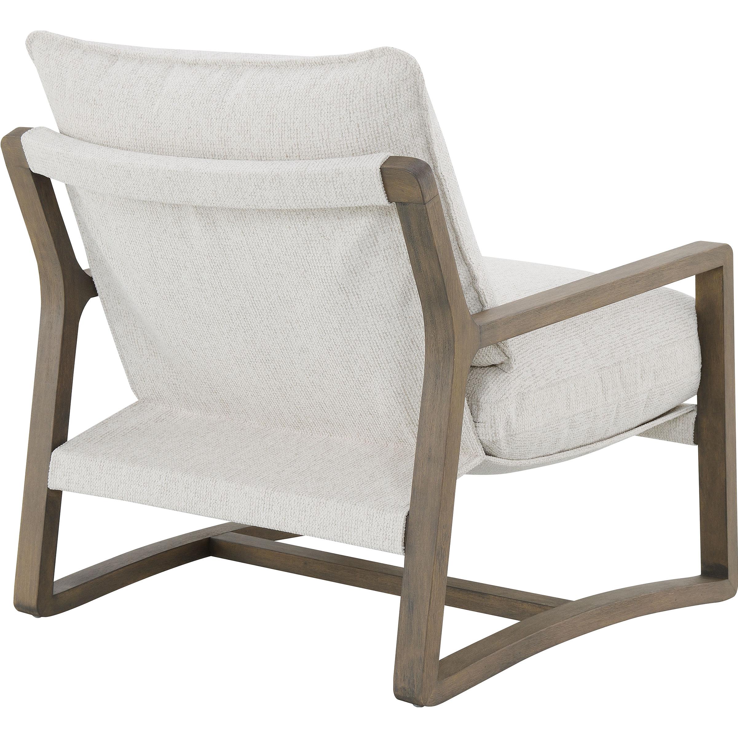  Coaster Furniture Geneva 907509 Boucle Upholstered Wood Arm Accent Chair - Sand IMAGE 6