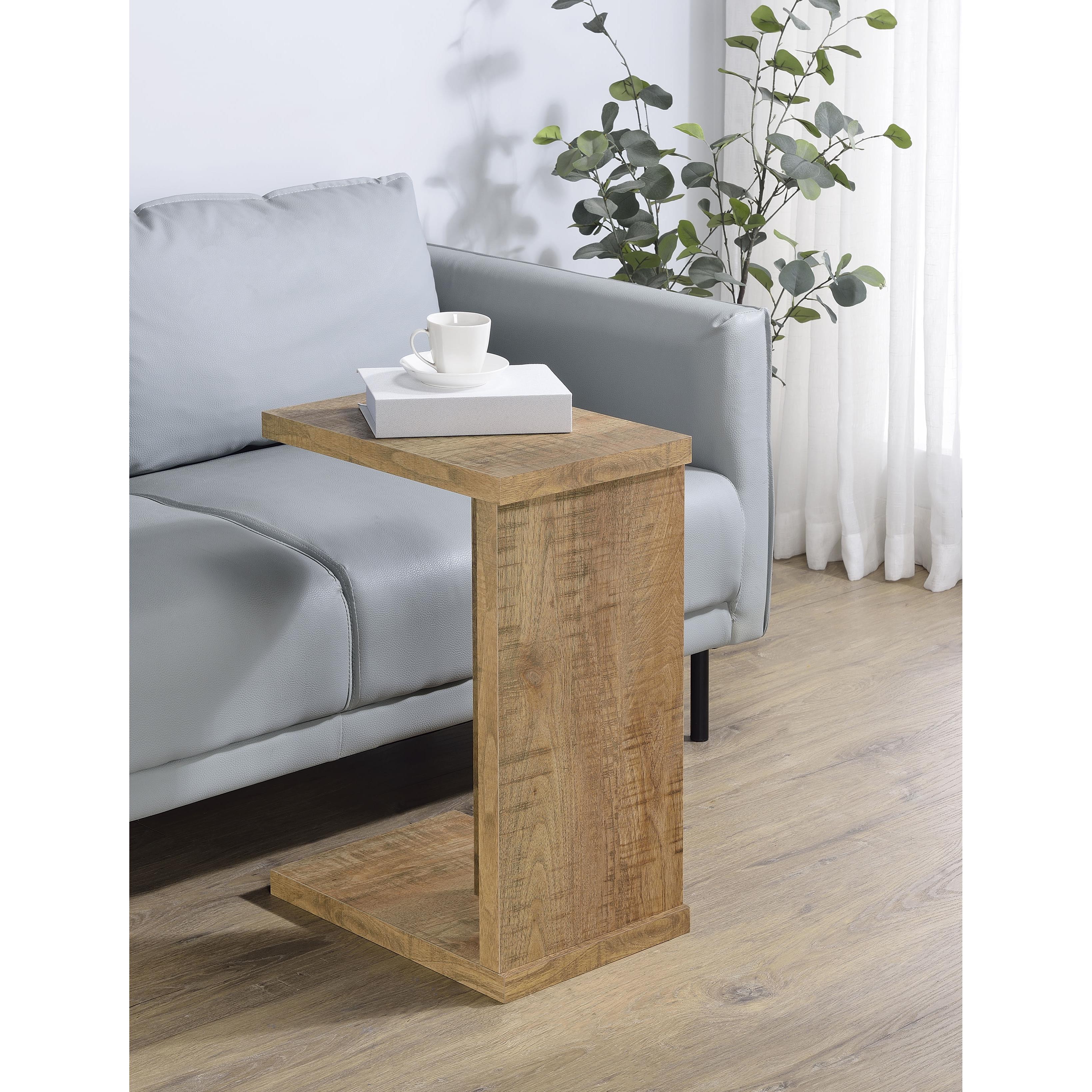  Coaster Furniture Clower 930277 Engineered Wood C-Shaped Sofa Side Table - Mango IMAGE 6