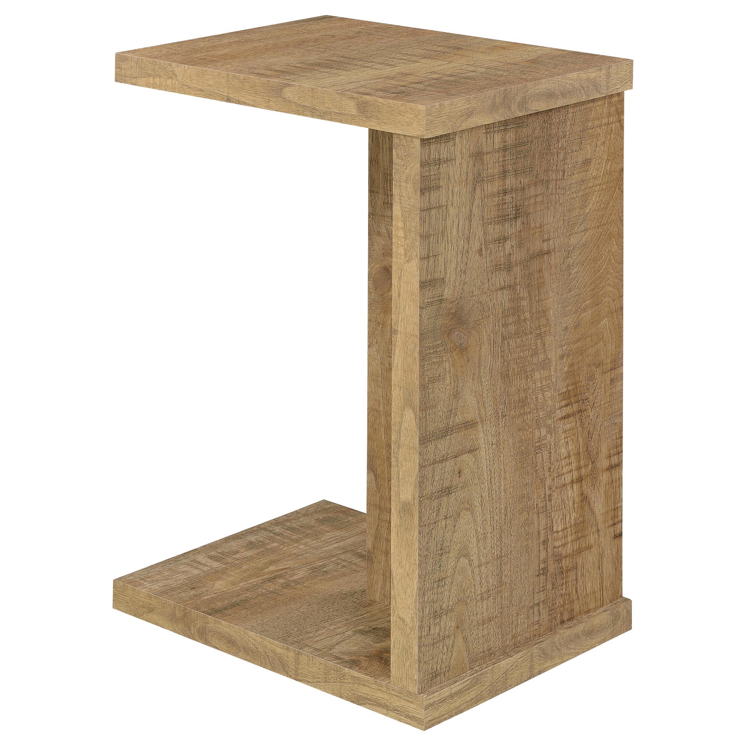  Coaster Furniture Clower 930277 Engineered Wood C-Shaped Sofa Side Table - Mango IMAGE 7