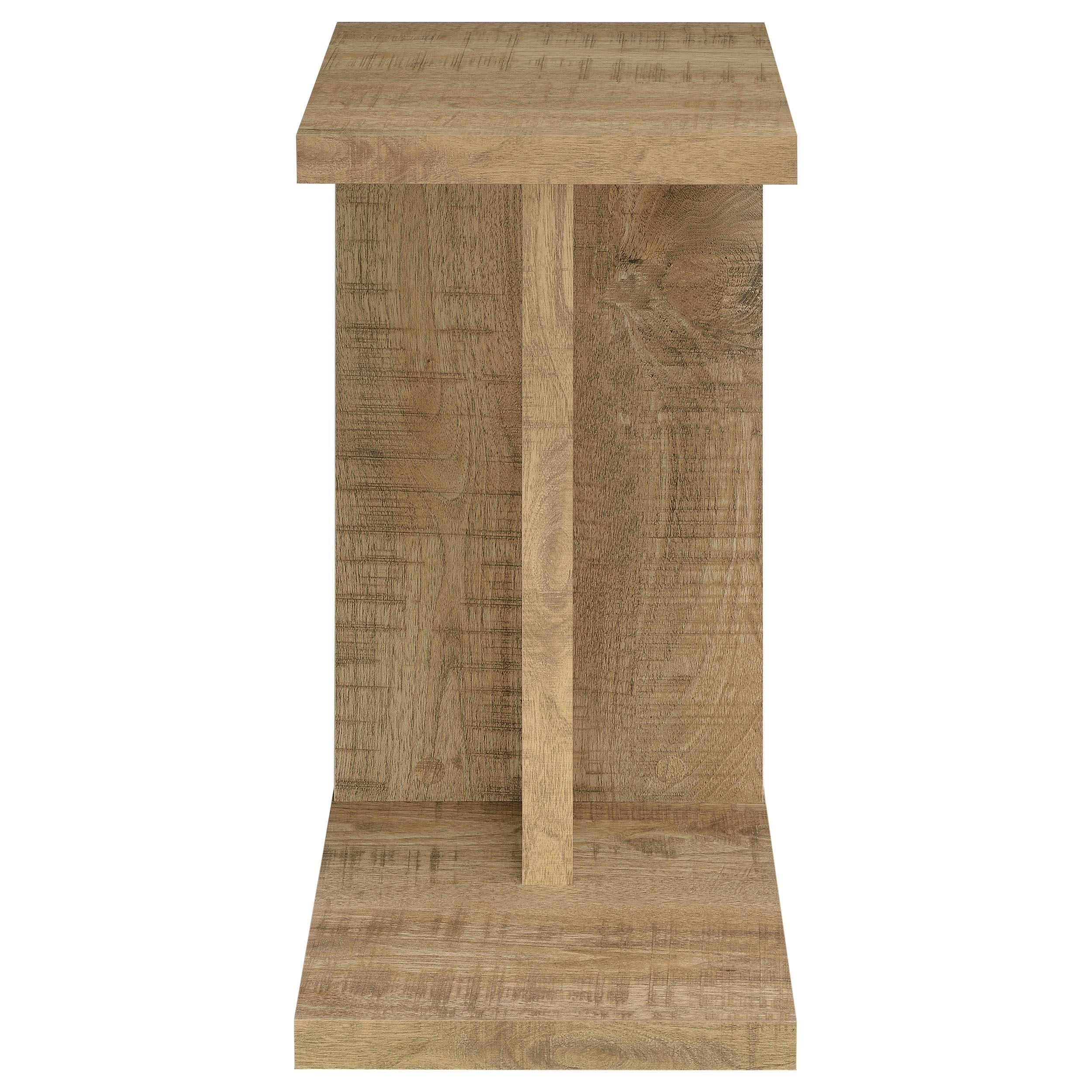  Coaster Furniture Clower 930277 Engineered Wood C-Shaped Sofa Side Table - Mango IMAGE 8