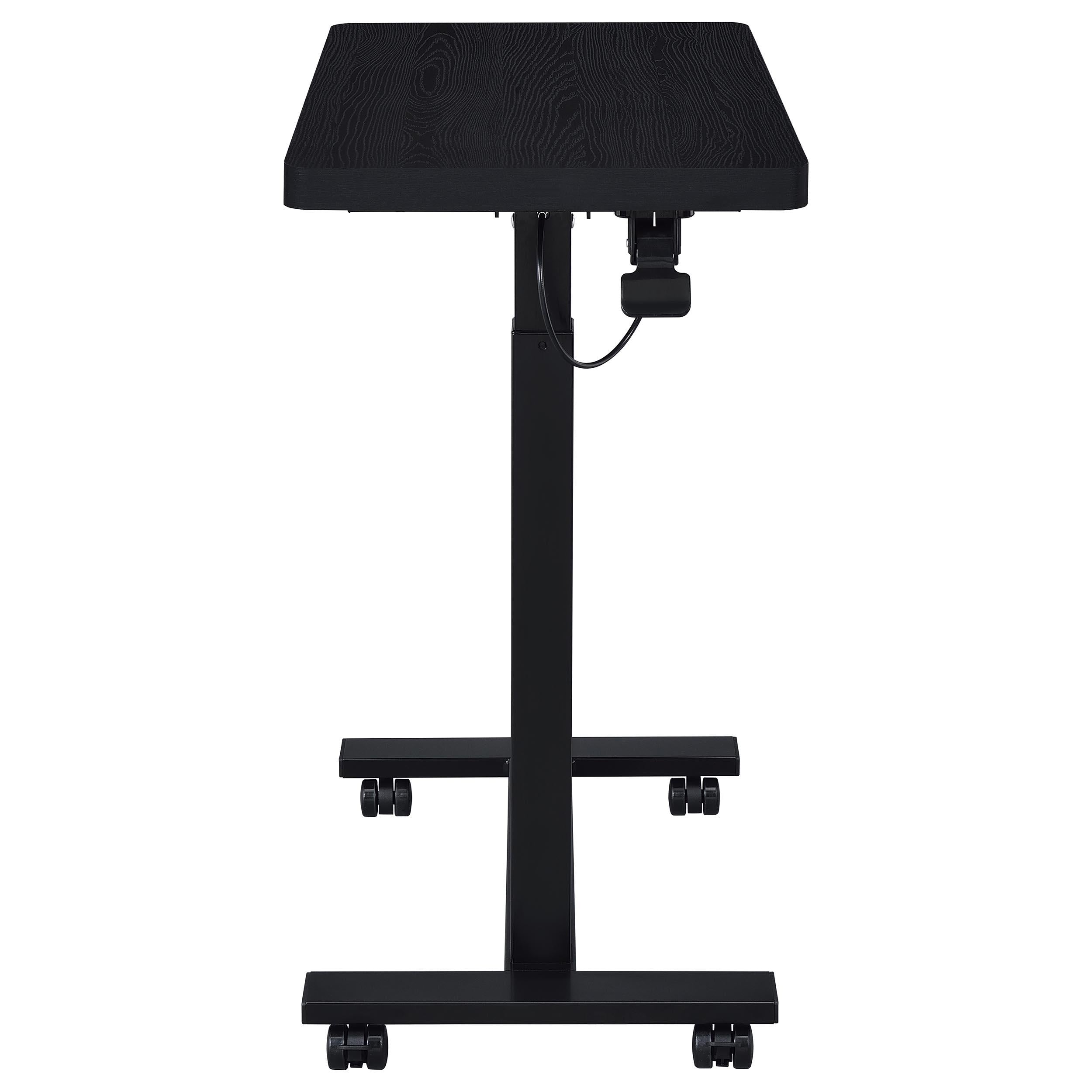  Coaster Furniture Westpark 930300 Pneumatic Adjustable C-Shape Side Table with Casters - Black IMAGE 10