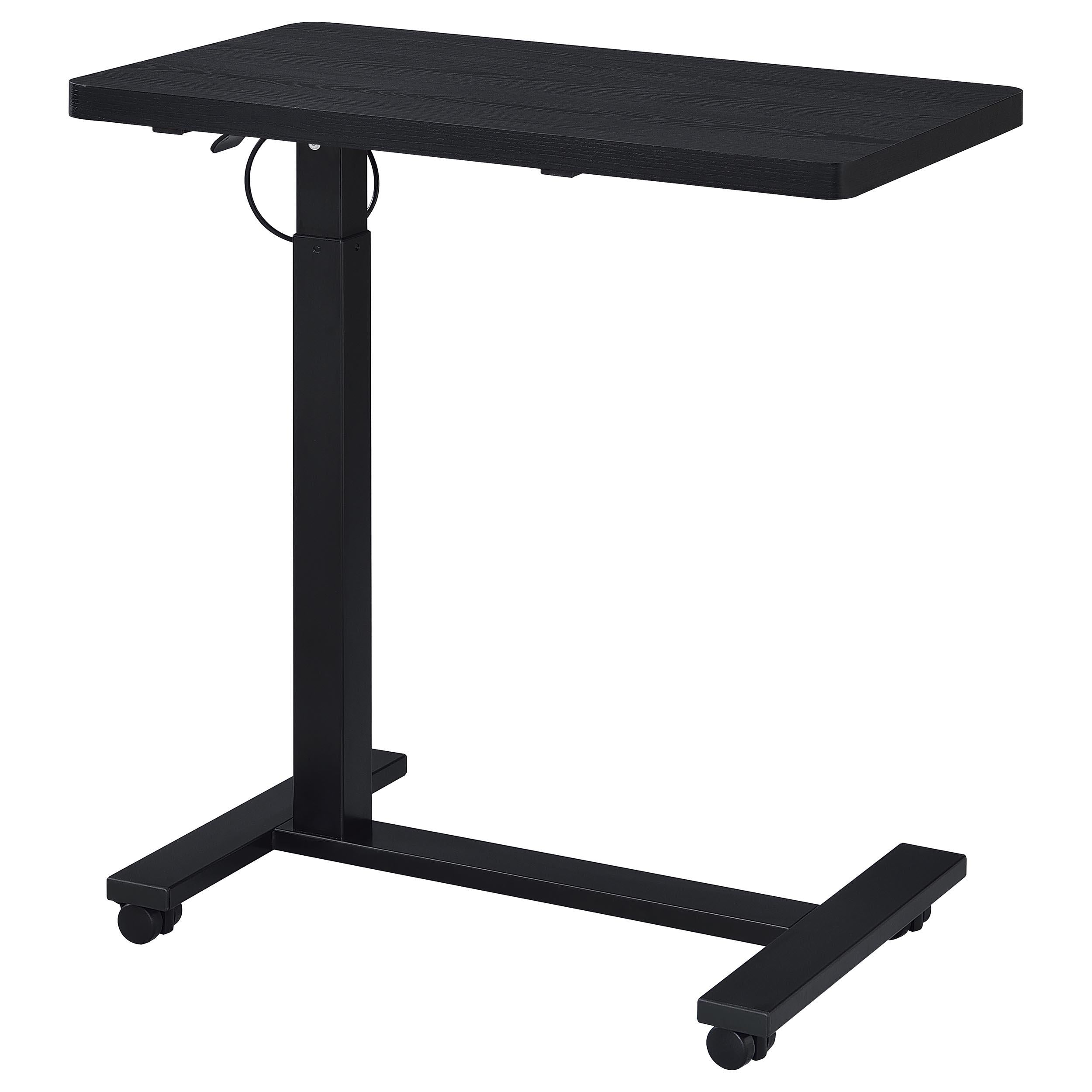  Coaster Furniture Westpark 930300 Pneumatic Adjustable C-Shape Side Table with Casters - Black IMAGE 5