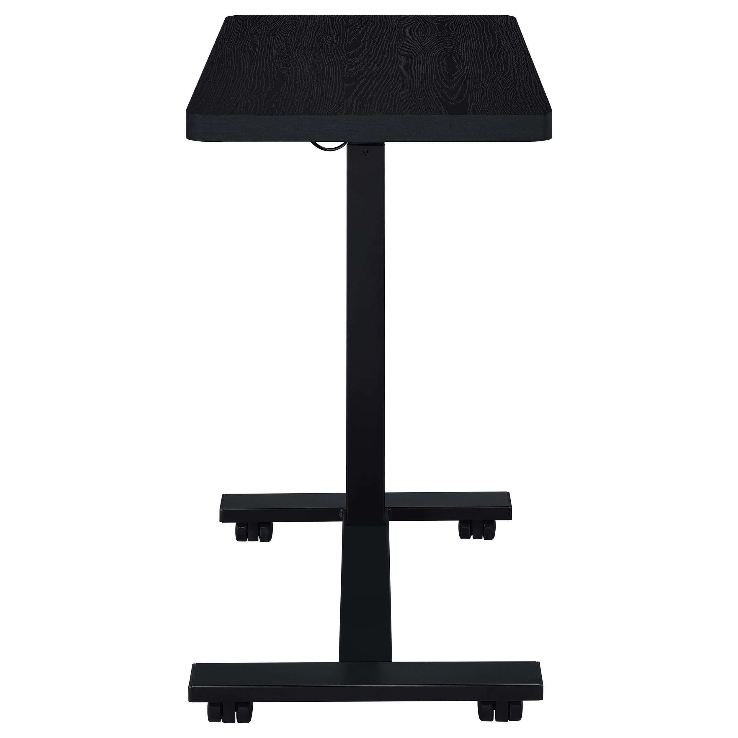  Coaster Furniture Westpark 930300 Pneumatic Adjustable C-Shape Side Table with Casters - Black IMAGE 8