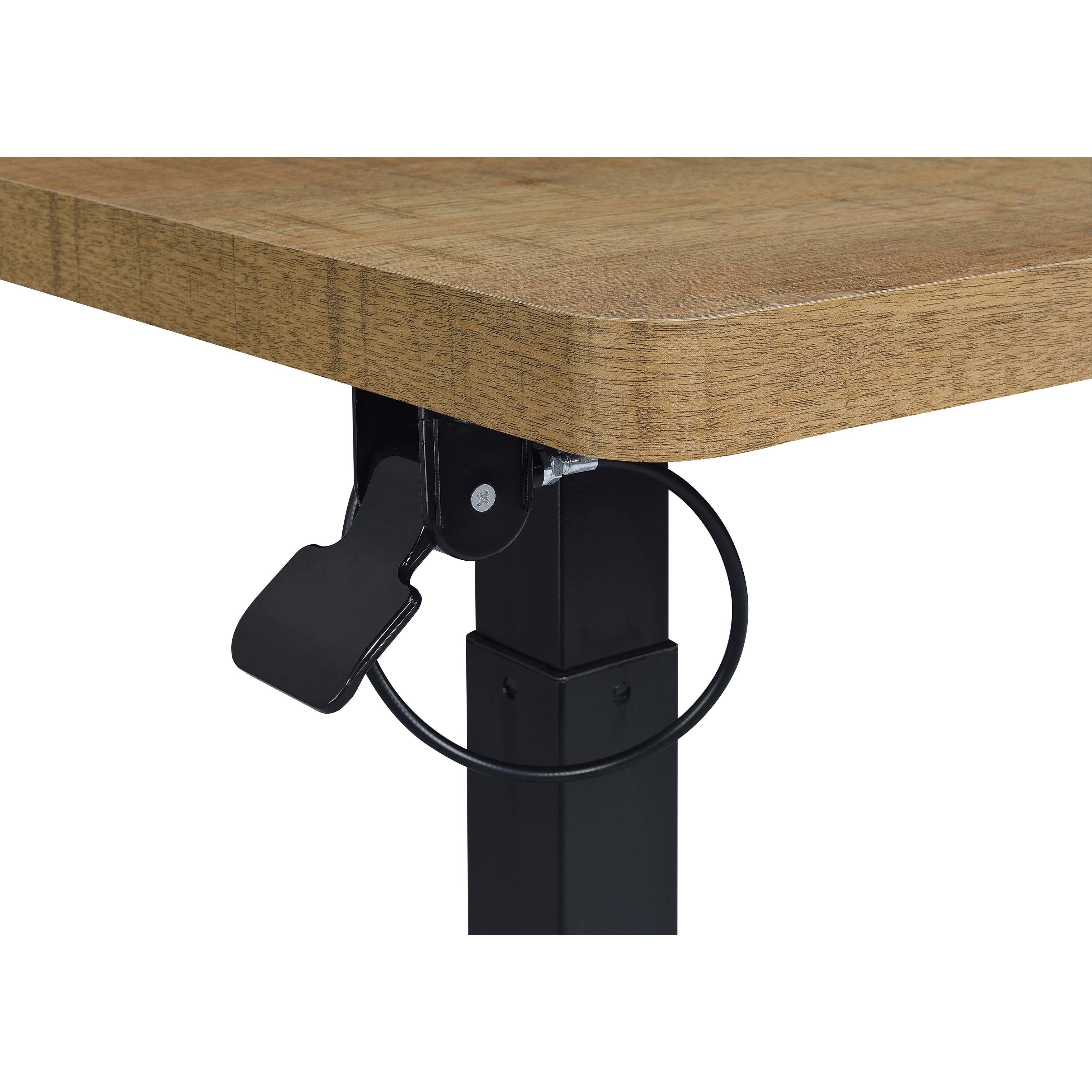  Coaster Furniture Westpark 930301 Pneumatic Adjustable C-Shape Side Table with Casters - Mango IMAGE 11