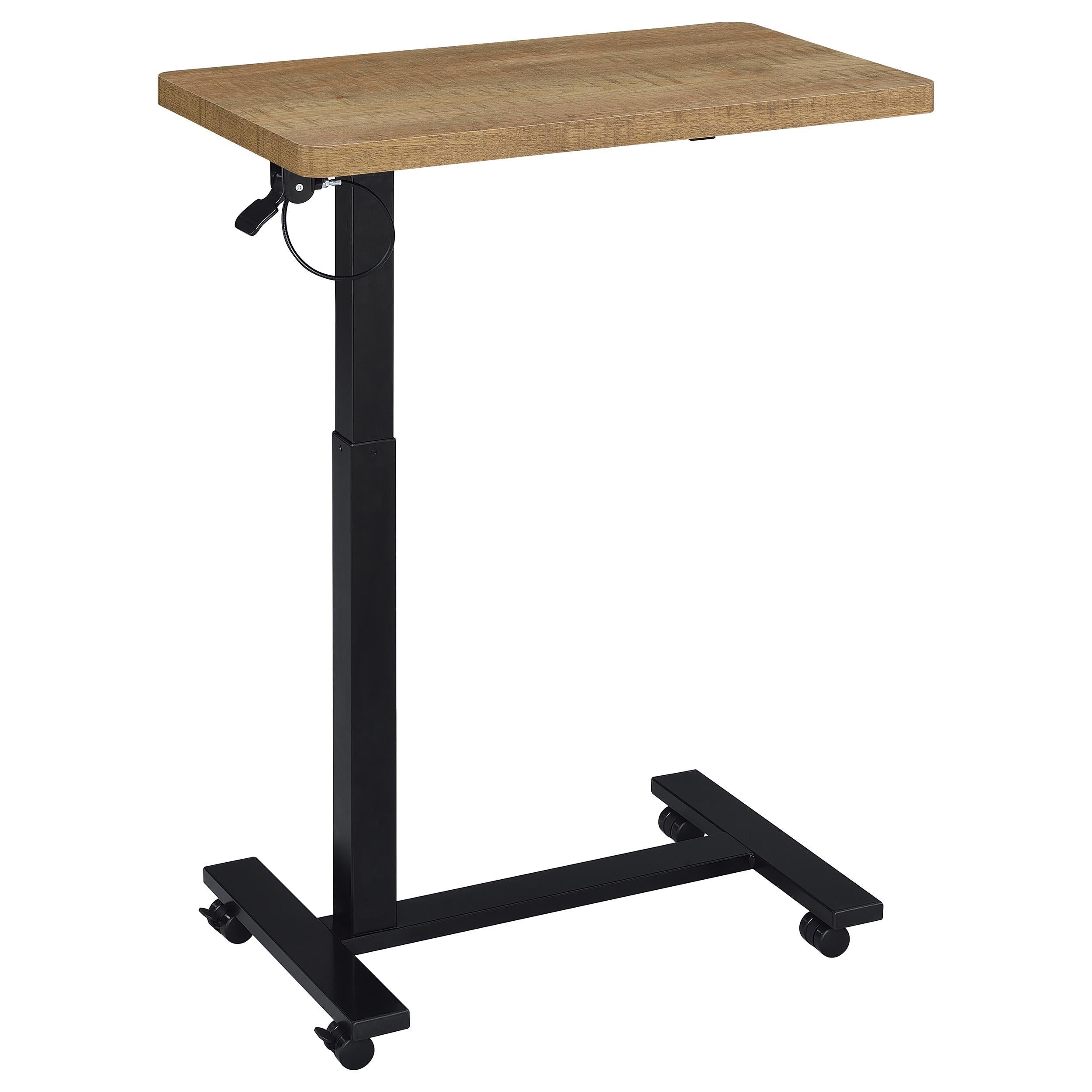  Coaster Furniture Westpark 930301 Pneumatic Adjustable C-Shape Side Table with Casters - Mango IMAGE 12