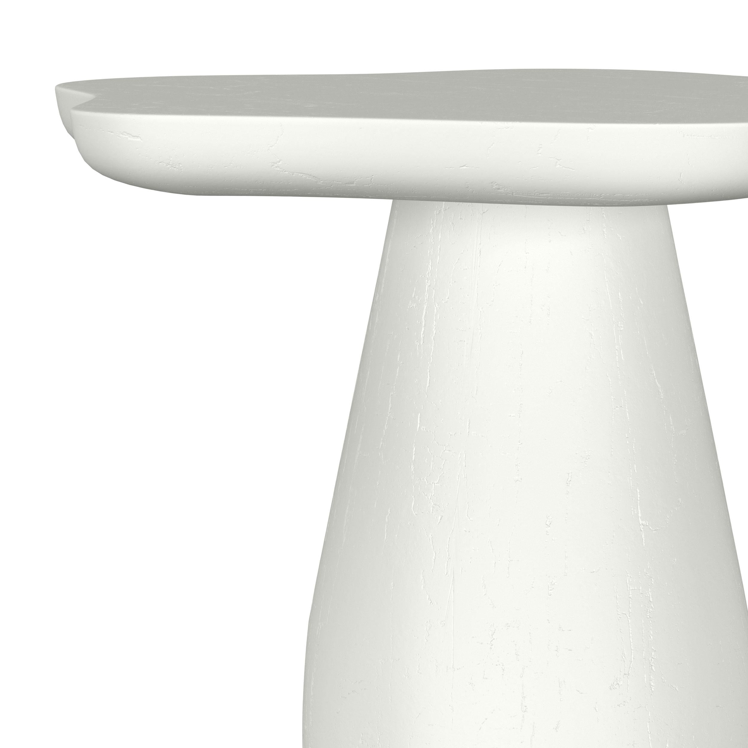  Coaster Furniture Perth 930615 17-inch Side Table with Cloud-Shaped Top - Off White IMAGE 5