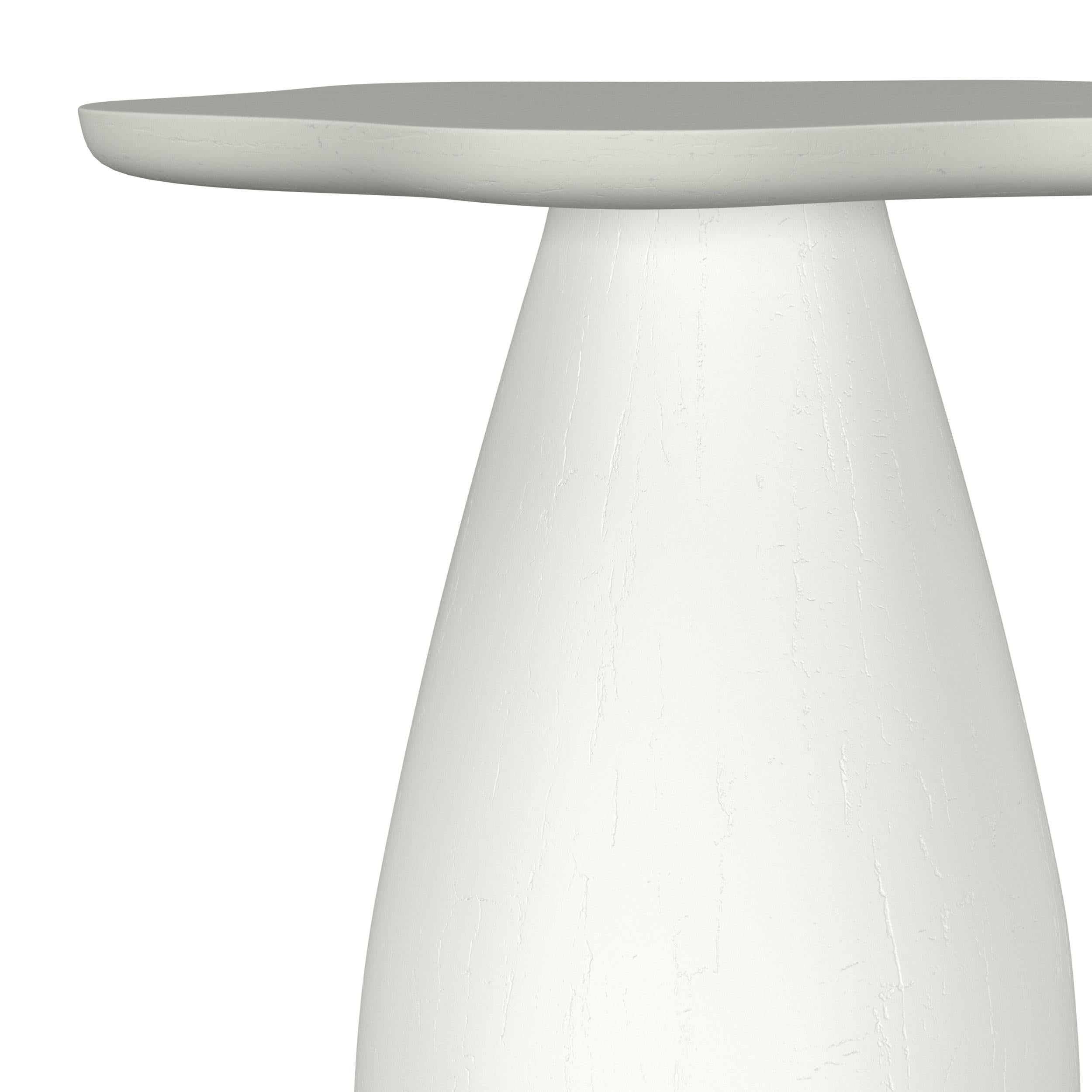  Coaster Furniture Perth 930616 20-inch Side Table with Cloud-Shaped Top - Off White IMAGE 5