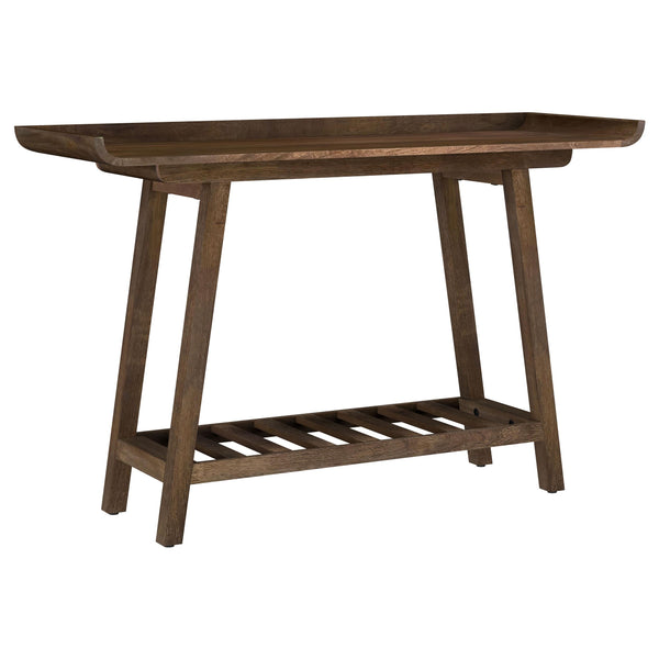 Coaster Furniture Ornelas 950415 46-inch Console Table with Slatted Shelf - Mango Brown