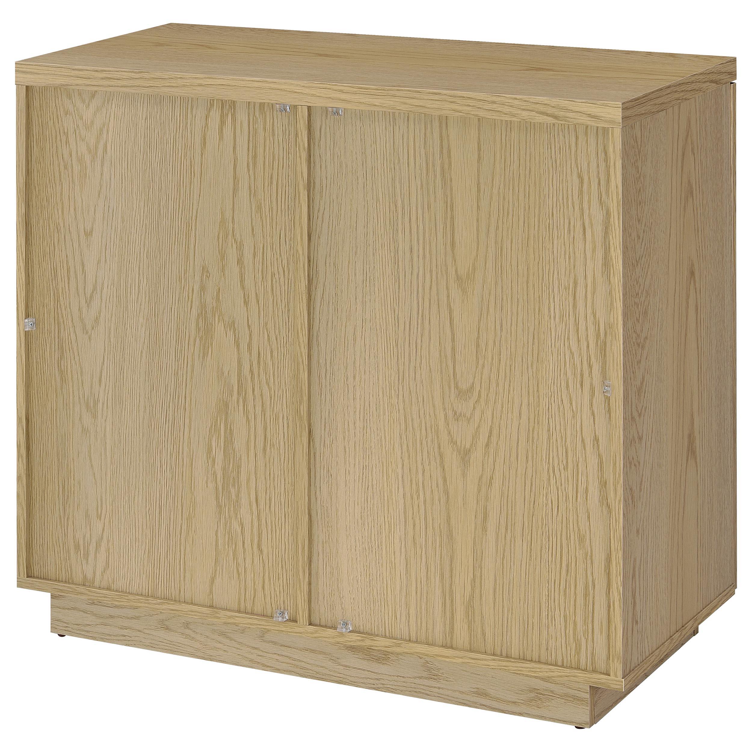  Coaster Furniture Tilbury 950429 2-door Glass Front Accent Display Cabinet - Light Oak IMAGE 6