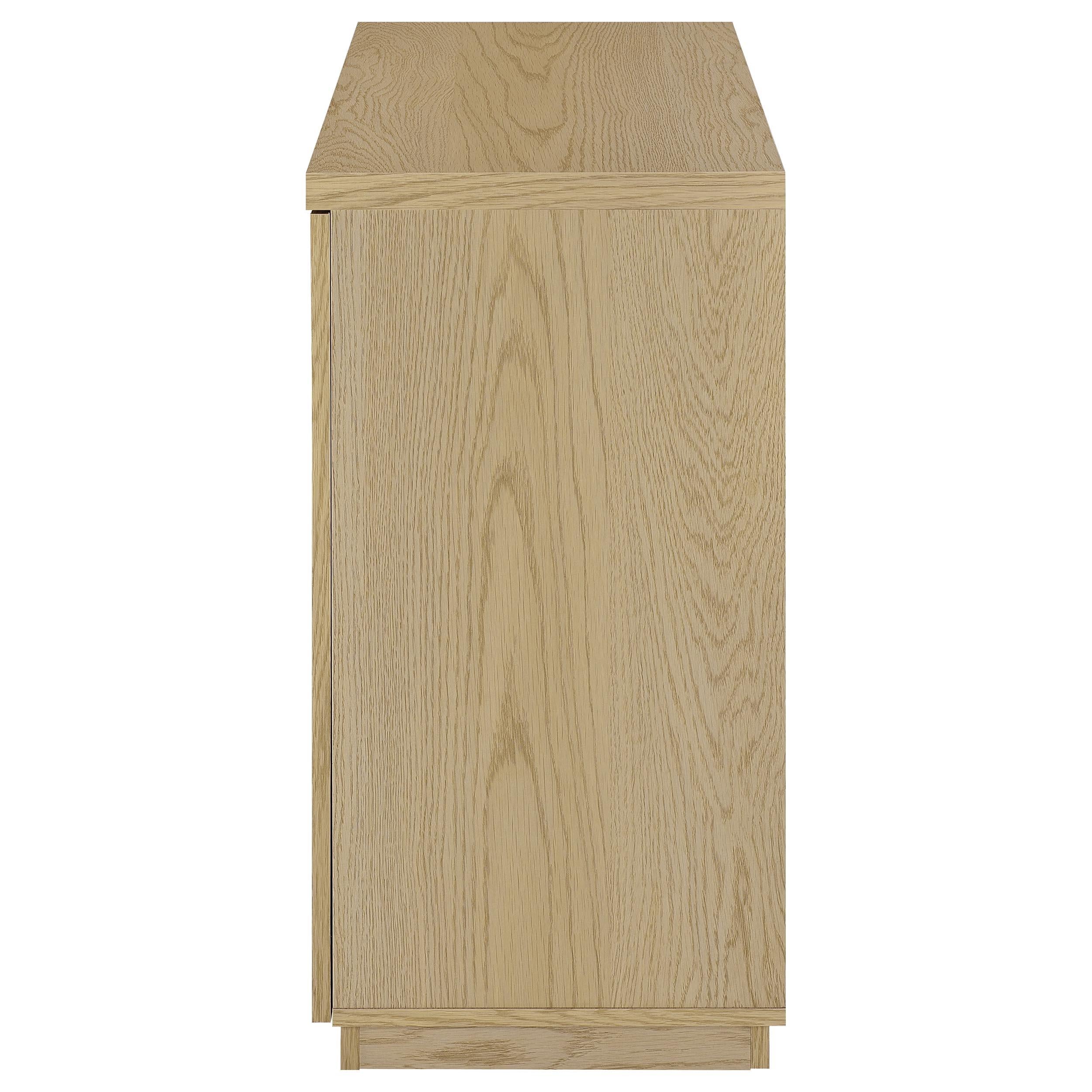  Coaster Furniture Tilbury 950429 2-door Glass Front Accent Display Cabinet - Light Oak IMAGE 7
