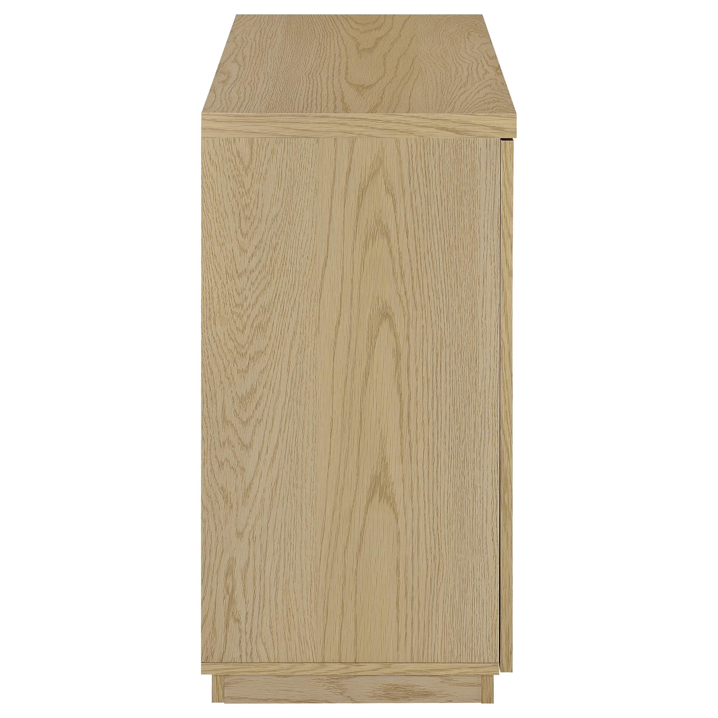  Coaster Furniture Tilbury 950429 2-door Glass Front Accent Display Cabinet - Light Oak IMAGE 9