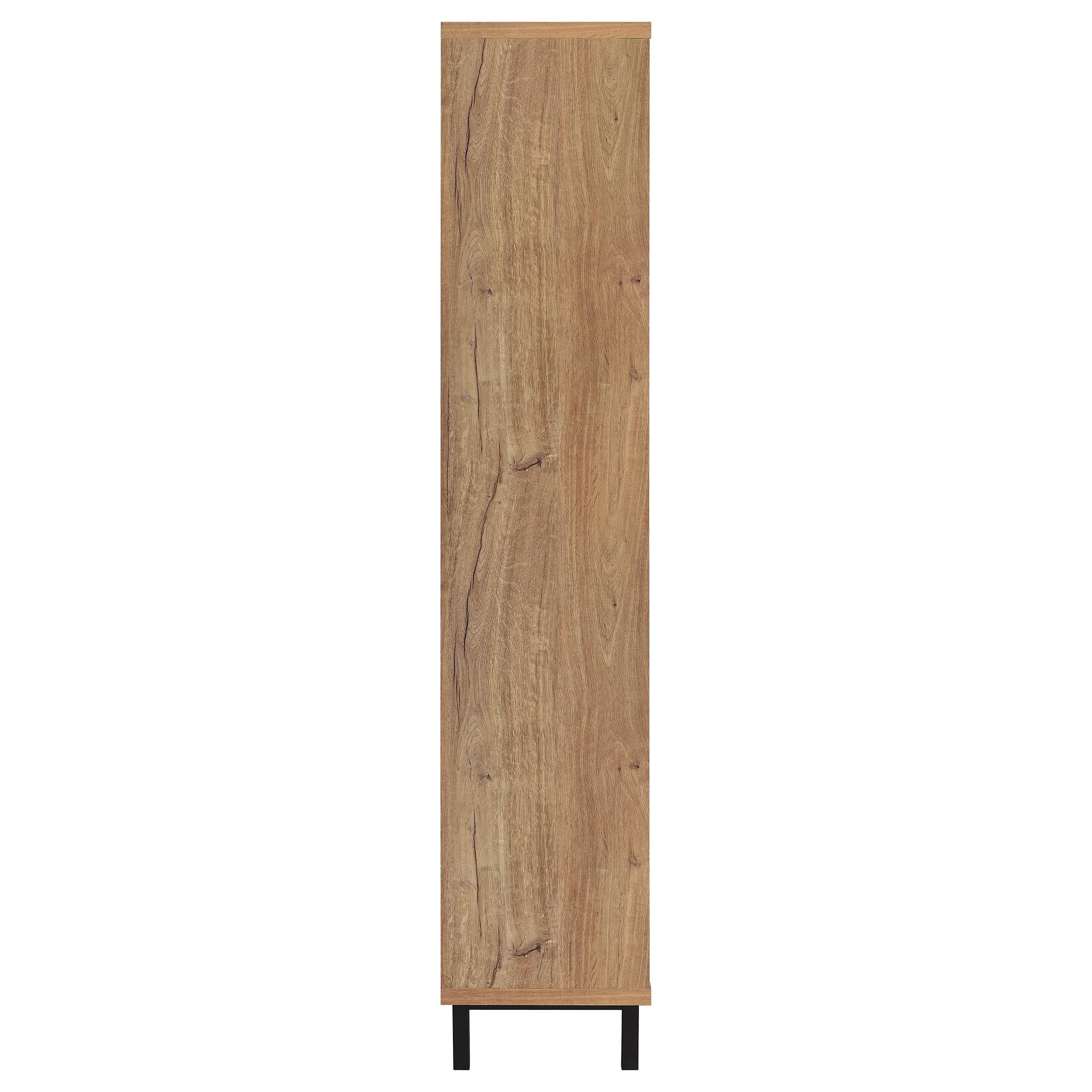  Coaster Furniture Teller 950440 80-inch 4-door Tall Shoe Storage Cabinet - Natural Oak IMAGE 3