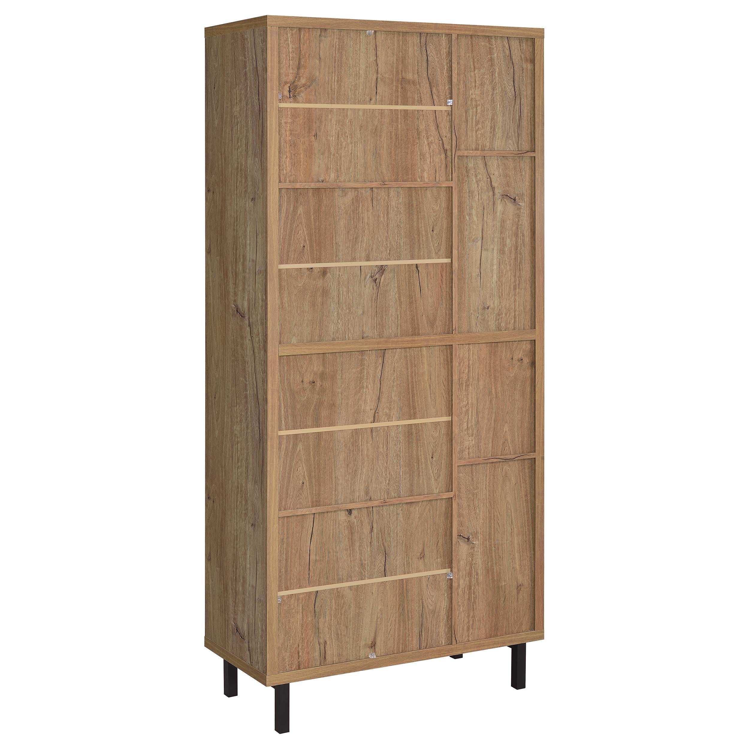  Coaster Furniture Teller 950440 80-inch 4-door Tall Shoe Storage Cabinet - Natural Oak IMAGE 7