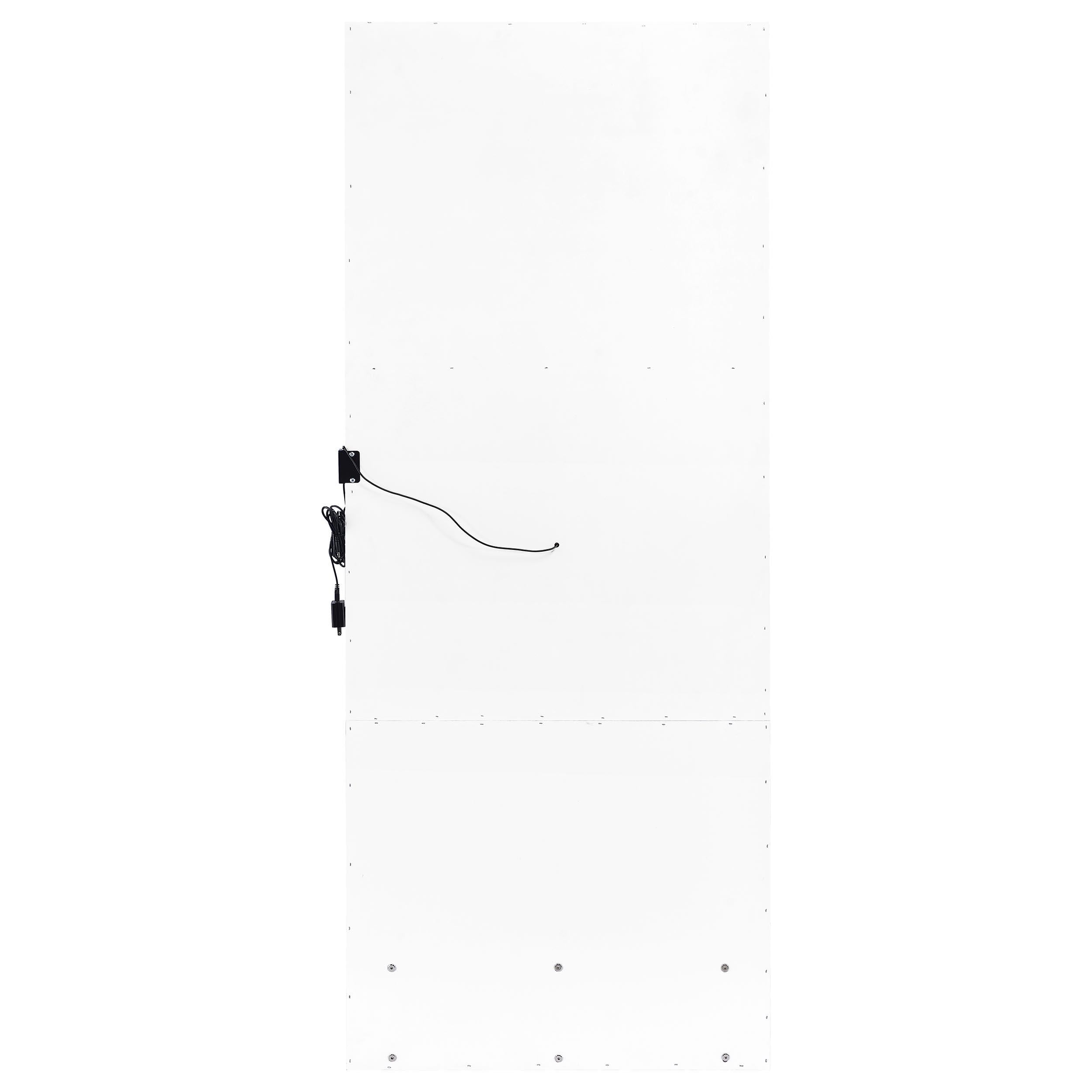  Coaster Furniture Spector 960954 1-drawer Lighted Full-Length Floor Mirror - White High Gloss IMAGE 12