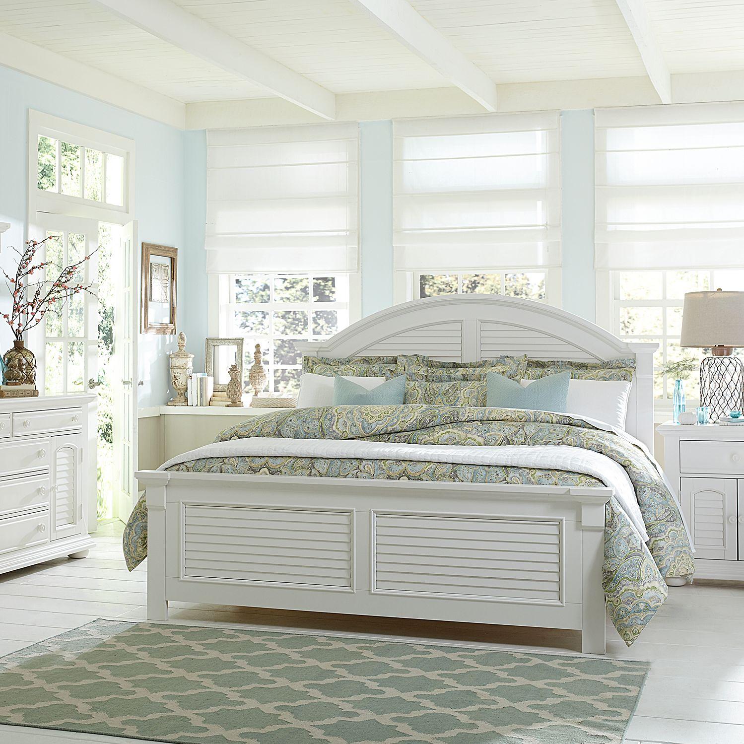  Size_King -- Summer House 607-BR-KPB King Panel Bed IMAGE 8