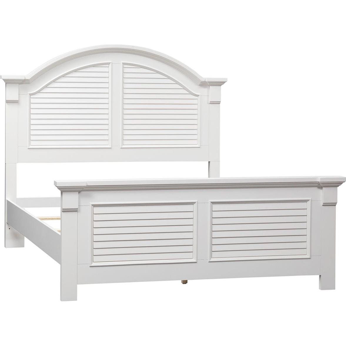  Size_Queen -- Liberty Furniture Industries Inc. Summer House Panel Bed IMAGE 1