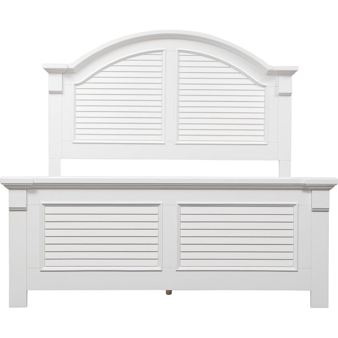  Size_Queen -- Liberty Furniture Industries Inc. Summer House Panel Bed IMAGE 2