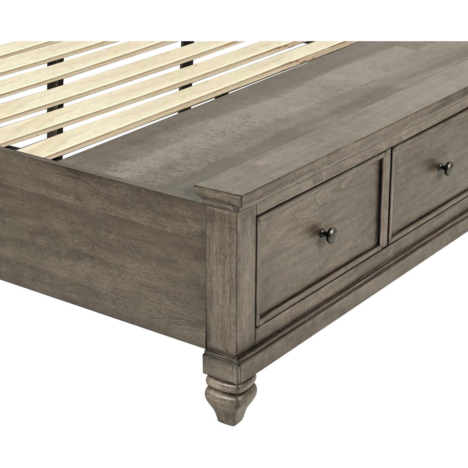  Size_King --  Twin Lakes 104G-BR-KSB King Platform Storage Bed IMAGE 10