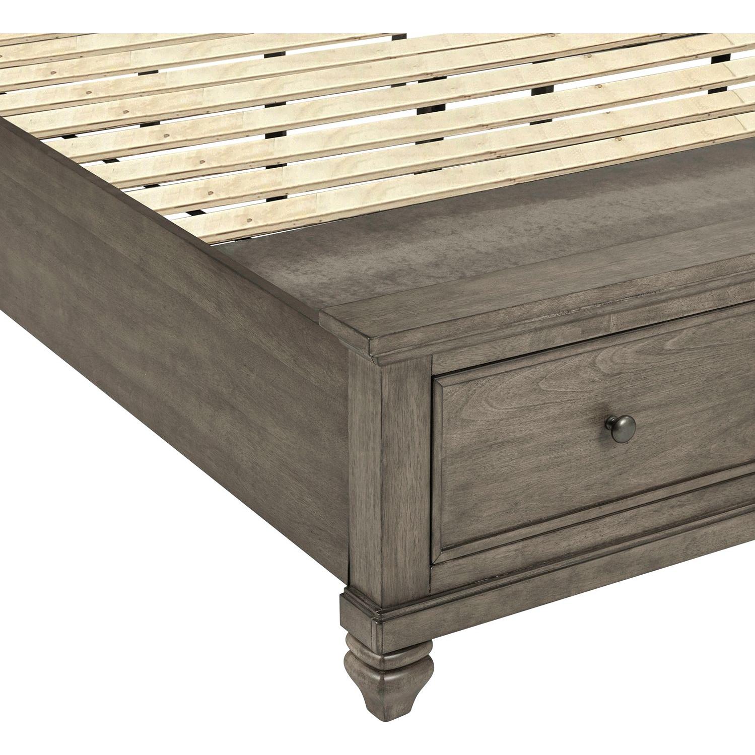  Size_King --  Twin Lakes 104G-BR-KSB King Platform Storage Bed IMAGE 12