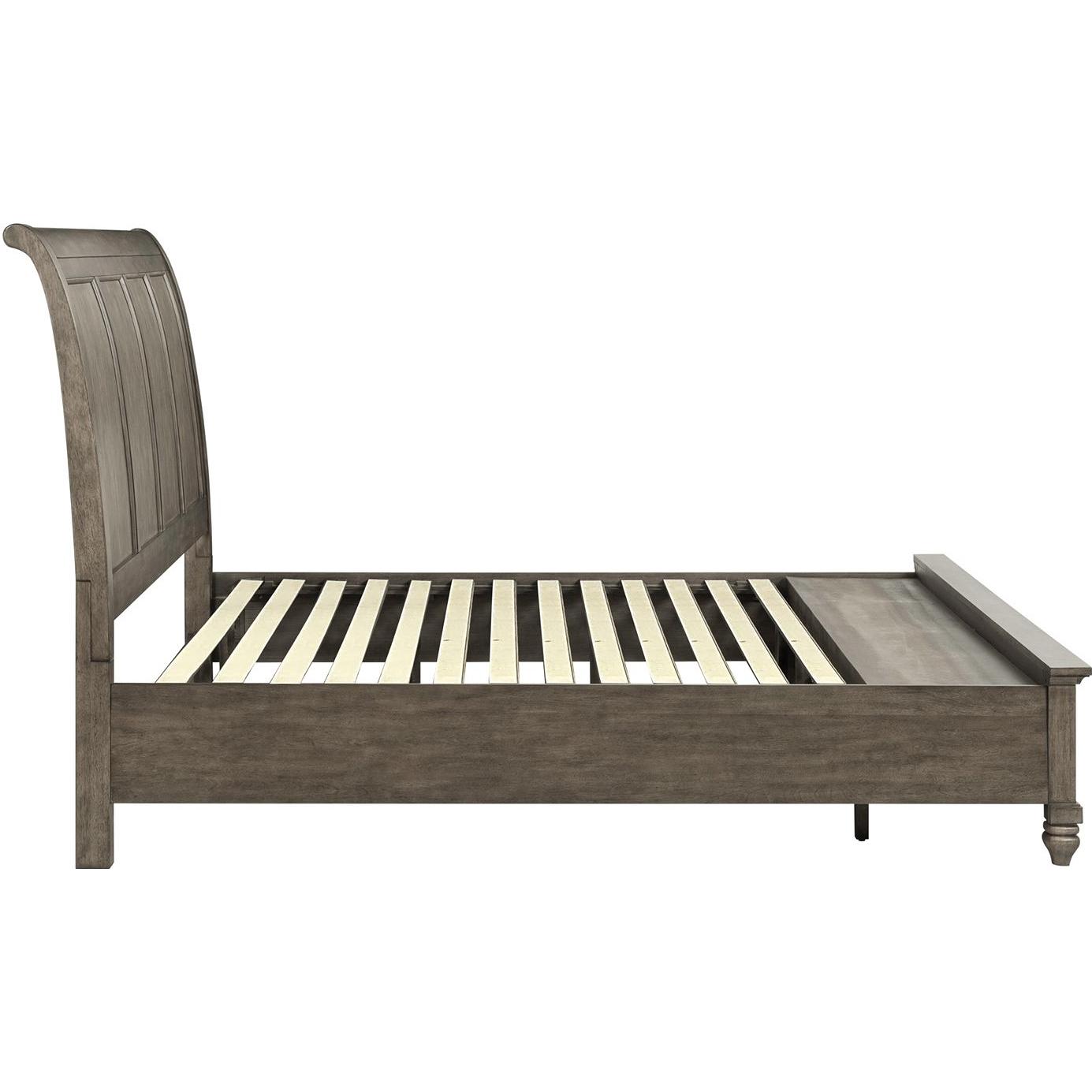  Size_King --  Twin Lakes 104G-BR-KSB King Platform Storage Bed IMAGE 4