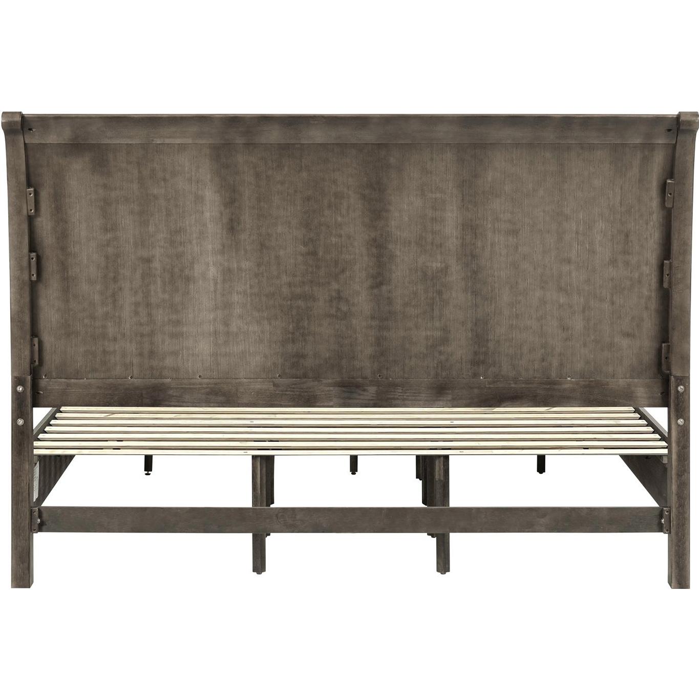  Size_King --  Twin Lakes 104G-BR-KSB King Platform Storage Bed IMAGE 5
