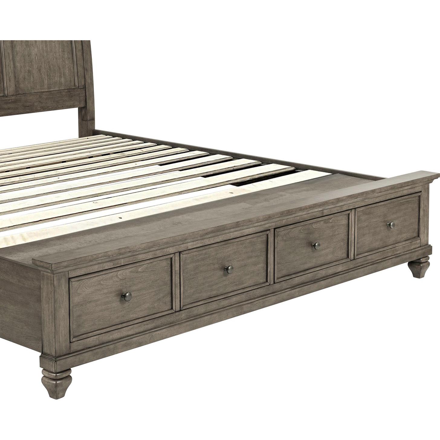  Size_King --  Twin Lakes 104G-BR-KSB King Platform Storage Bed IMAGE 9