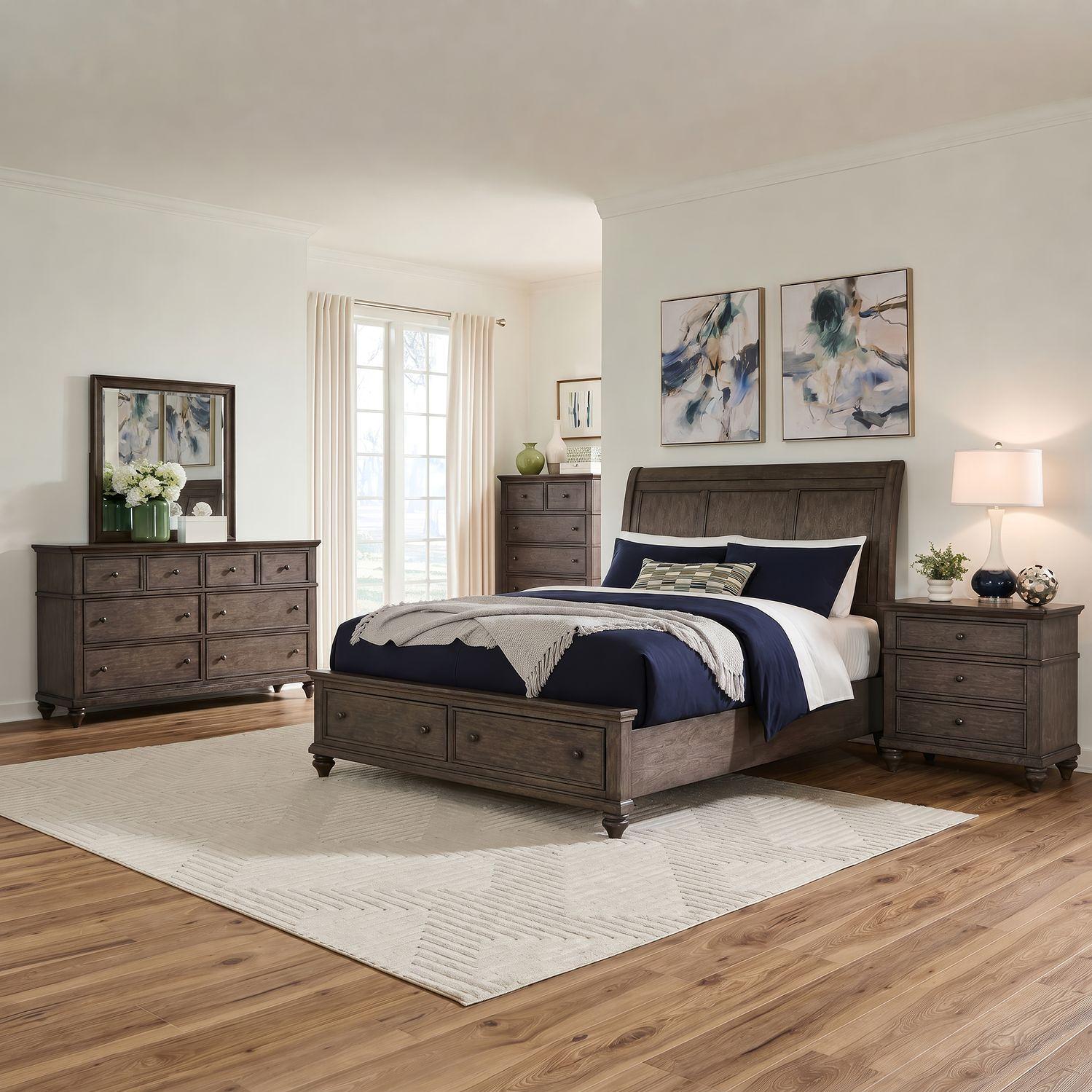  Size_Queen --  Liberty Furniture Industries Inc. Twin Lakes Platform Bed with Storage IMAGE 2