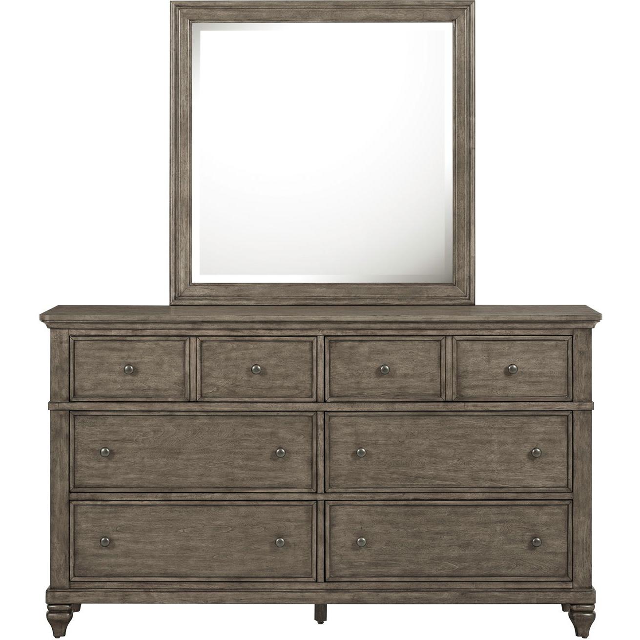  Liberty Furniture Industries Inc. Twin Lakes 6-Drawer Dresser with Mirror 104G-BR-DM IMAGE 2