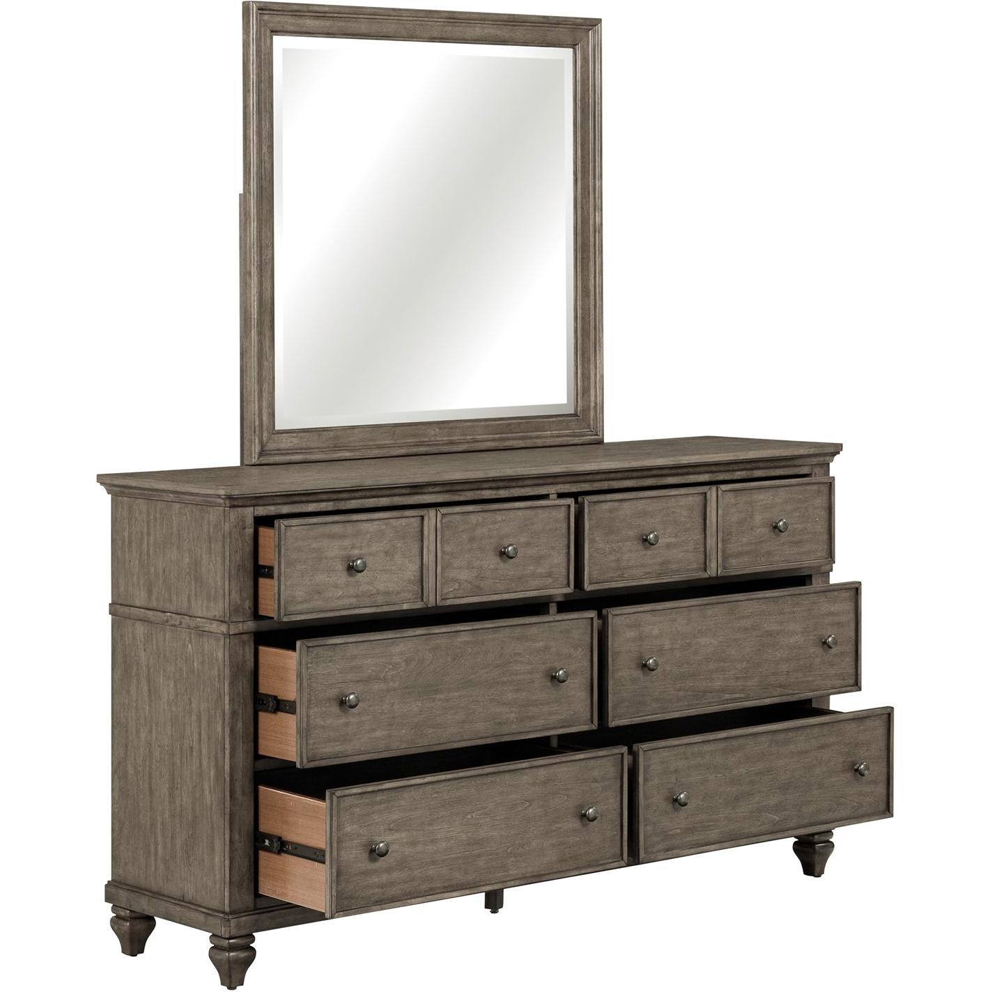  Liberty Furniture Industries Inc. Twin Lakes 6-Drawer Dresser with Mirror 104G-BR-DM IMAGE 5