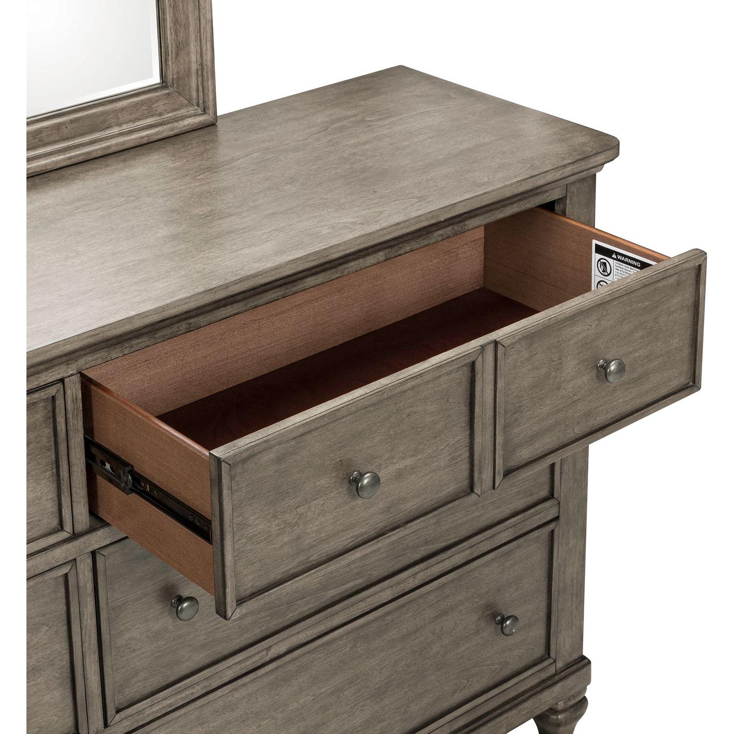  Liberty Furniture Industries Inc. Twin Lakes 6-Drawer Dresser with Mirror 104G-BR-DM IMAGE 6
