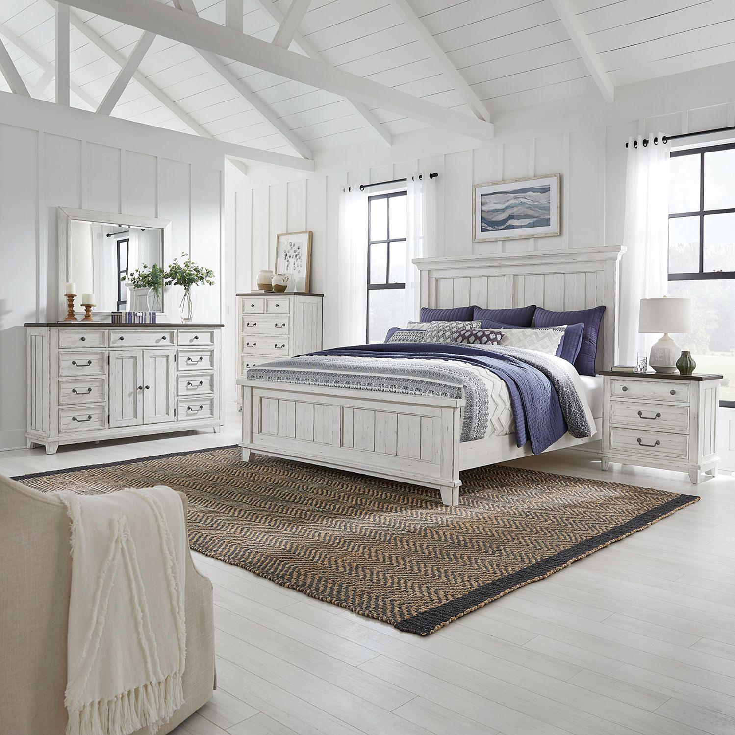  Size_Queen -- Liberty Furniture Industries Inc. River Place Panel Bed IMAGE 12