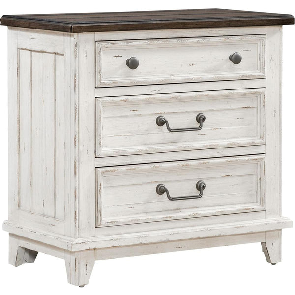 Liberty Furniture Industries Inc. River Place 3-Drawer Nightstand 237-BR61