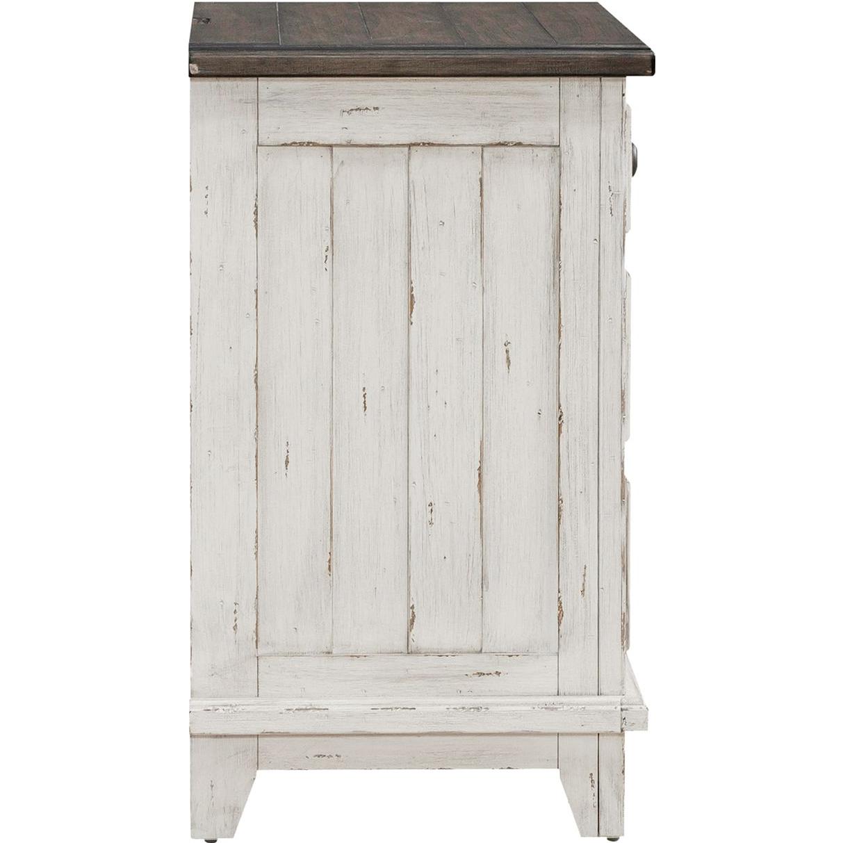  Liberty Furniture Industries Inc. River Place 3-Drawer Nightstand 237-BR61 IMAGE 3