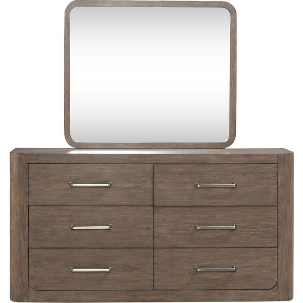 Liberty Furniture Industries Inc. South Bend 6-Drawer Dresser with Mirror 306-BR31/306-BR51