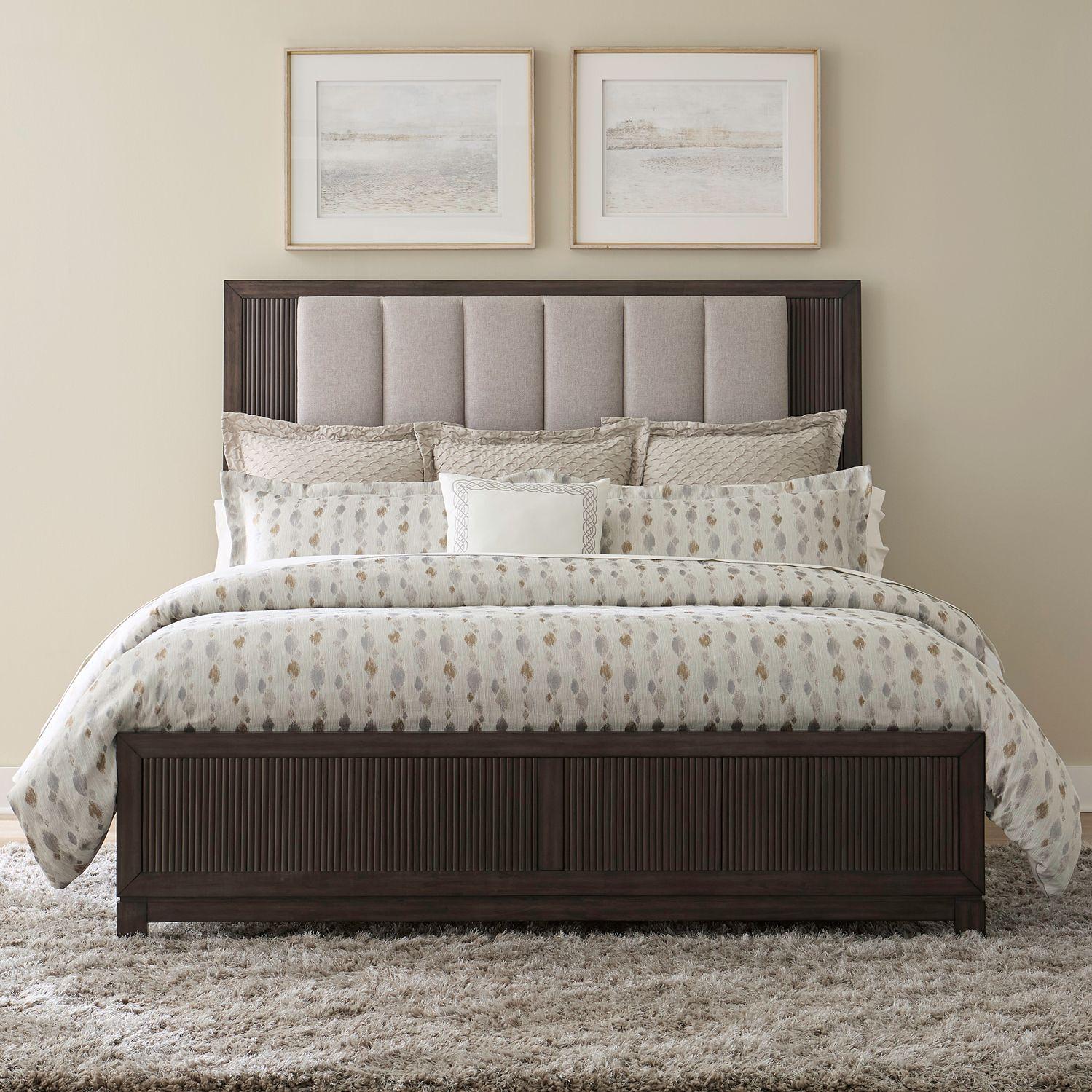  Size_Queen -- Liberty Furniture Industries Inc. Modern Edge Upholstered Panel Bed IMAGE 9
