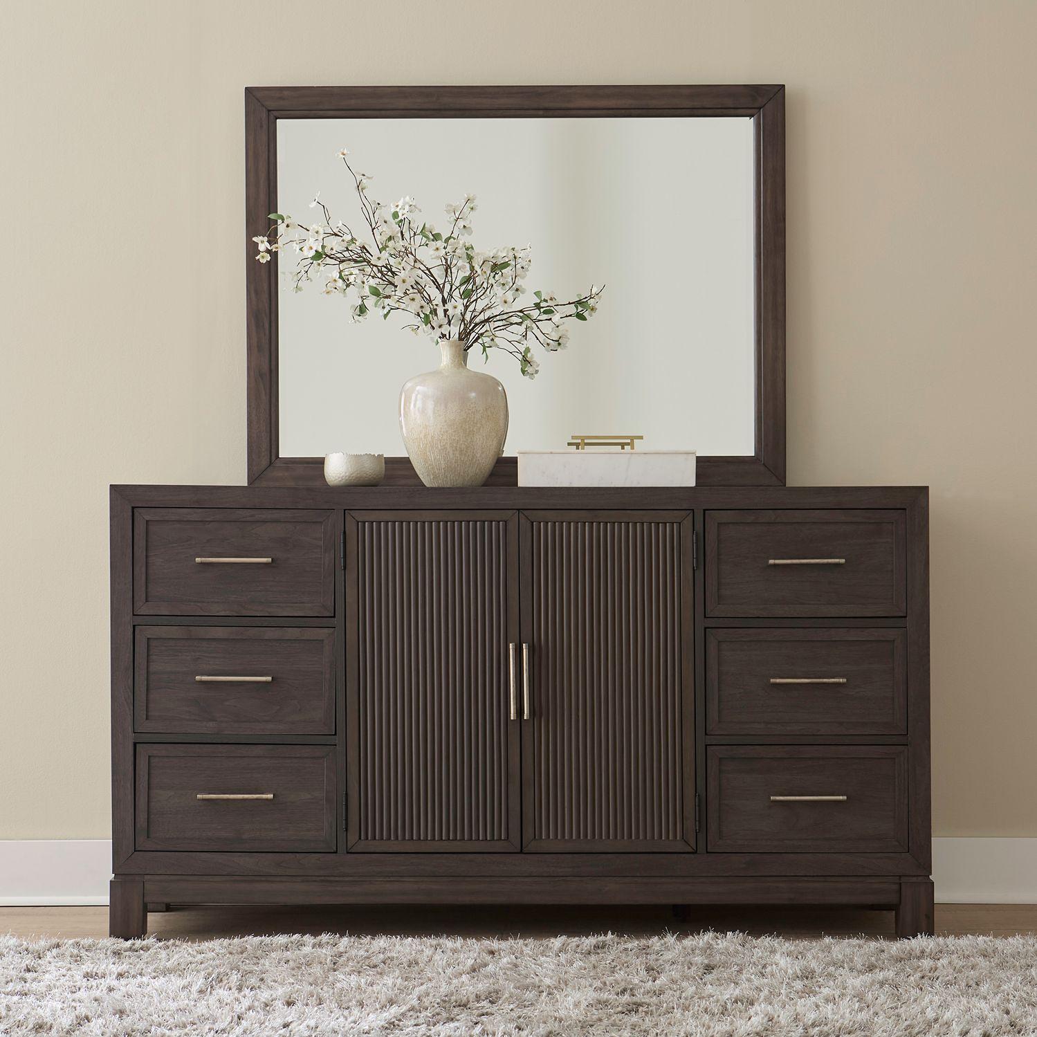  Liberty Furniture Industries Inc. Modern Edge 6-Drawer Dresser with Mirror 313-BR-DM IMAGE 12