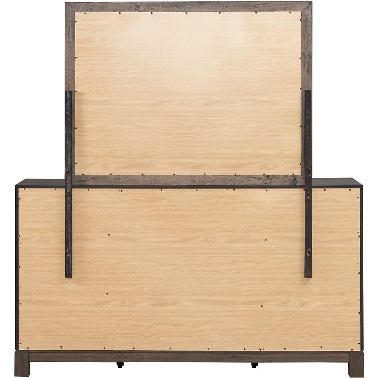  Liberty Furniture Industries Inc. Modern Edge 6-Drawer Dresser with Mirror 313-BR-DM IMAGE 4