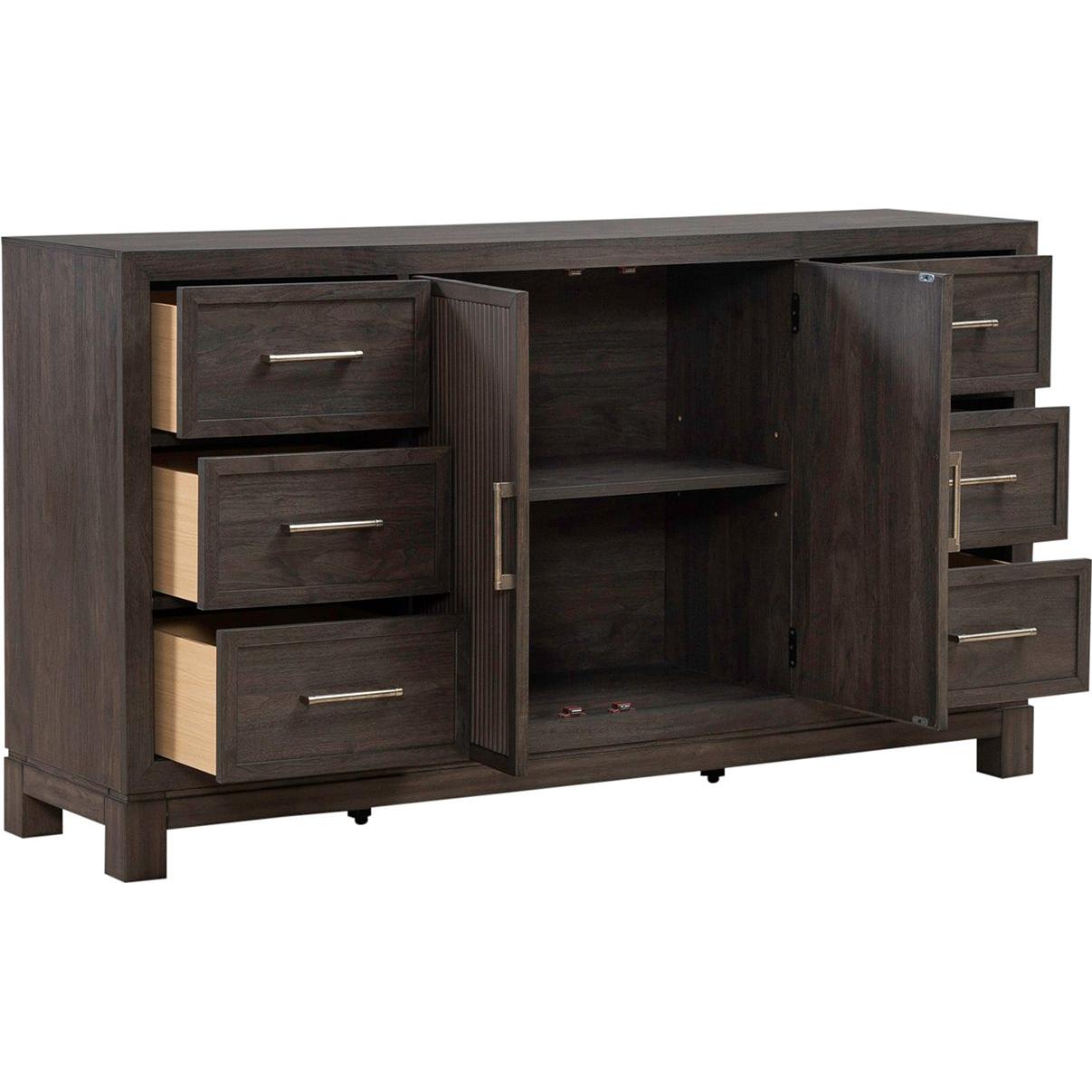  Liberty Furniture Industries Inc. Modern Edge 6-Drawer Dresser 313-BR31 IMAGE 6