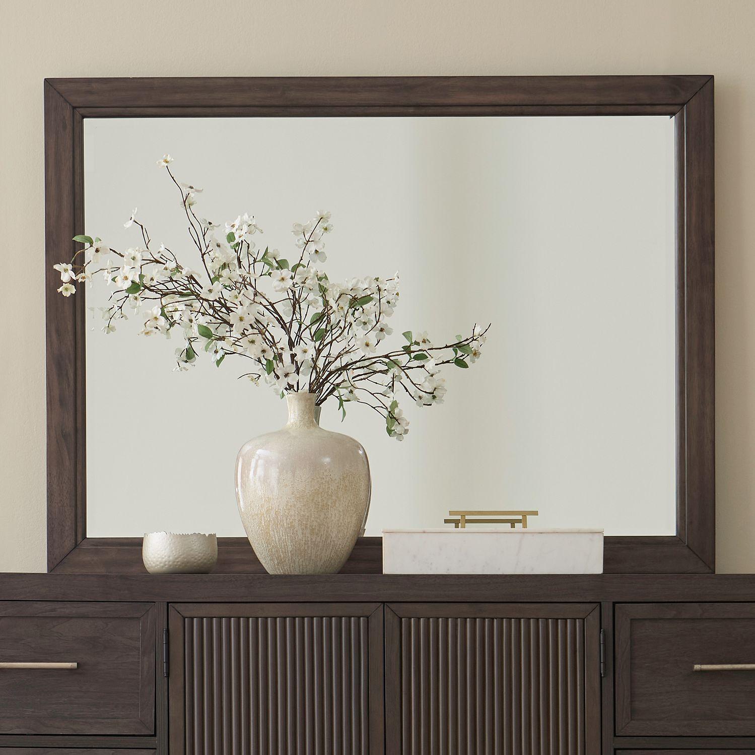  Liberty Furniture Industries Inc. Modern Edge Landscape Dresser Mirror 313-BR51 IMAGE 5