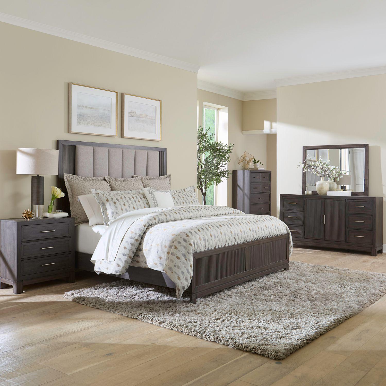  Liberty Furniture Industries Inc. Modern Edge Landscape Dresser Mirror 313-BR51 IMAGE 6